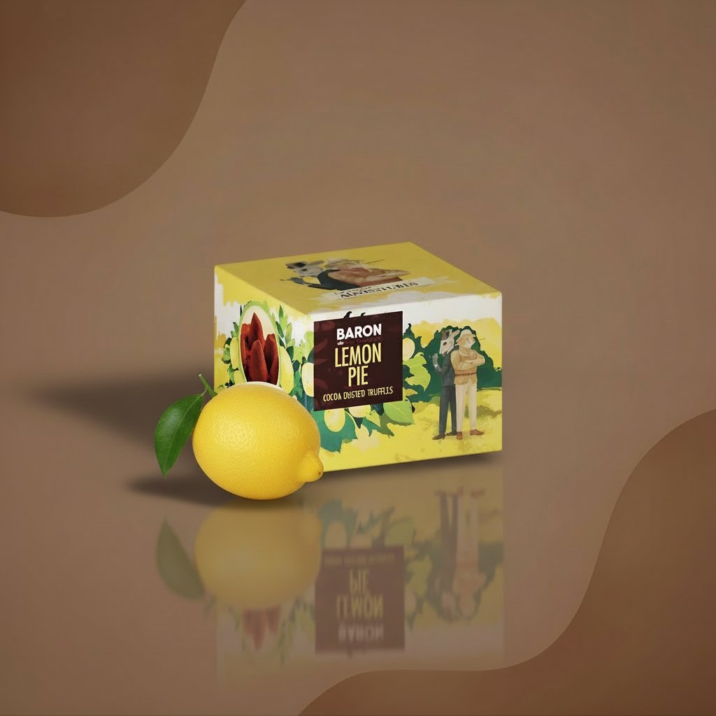 Конфеты Baron Lemon Pie трюфели в какао-обсыпке (вес уточнить по упаковке)