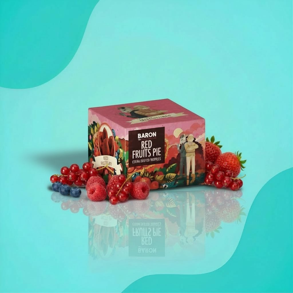 Конфеты Baron Red Fruits Pie трюфели в какао-обсыпке (вес уточнить по упаковке)