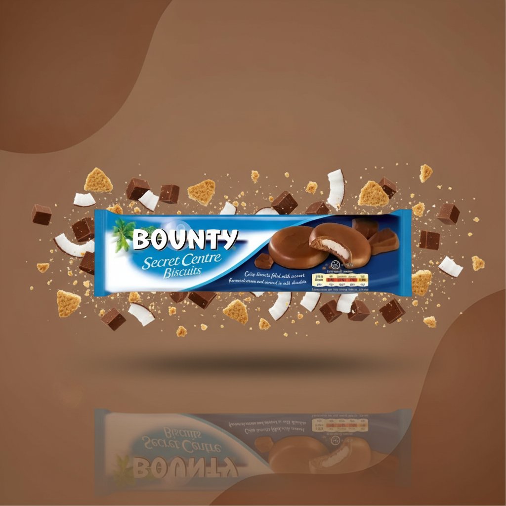 Печенье Bounty Secret Centre с кокосовой начинкой 132 г