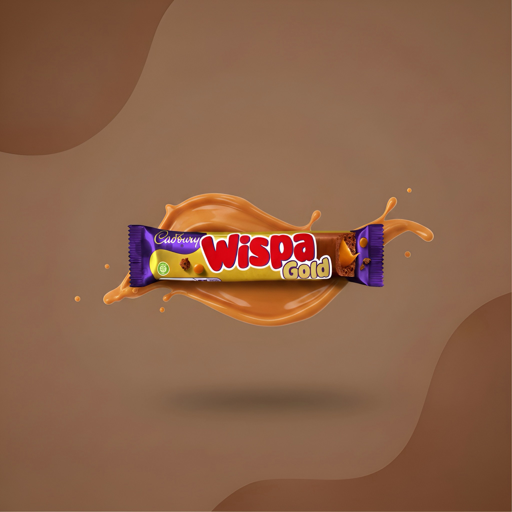 Батончик Cadbury Wispa Gold с карамелью 48 г