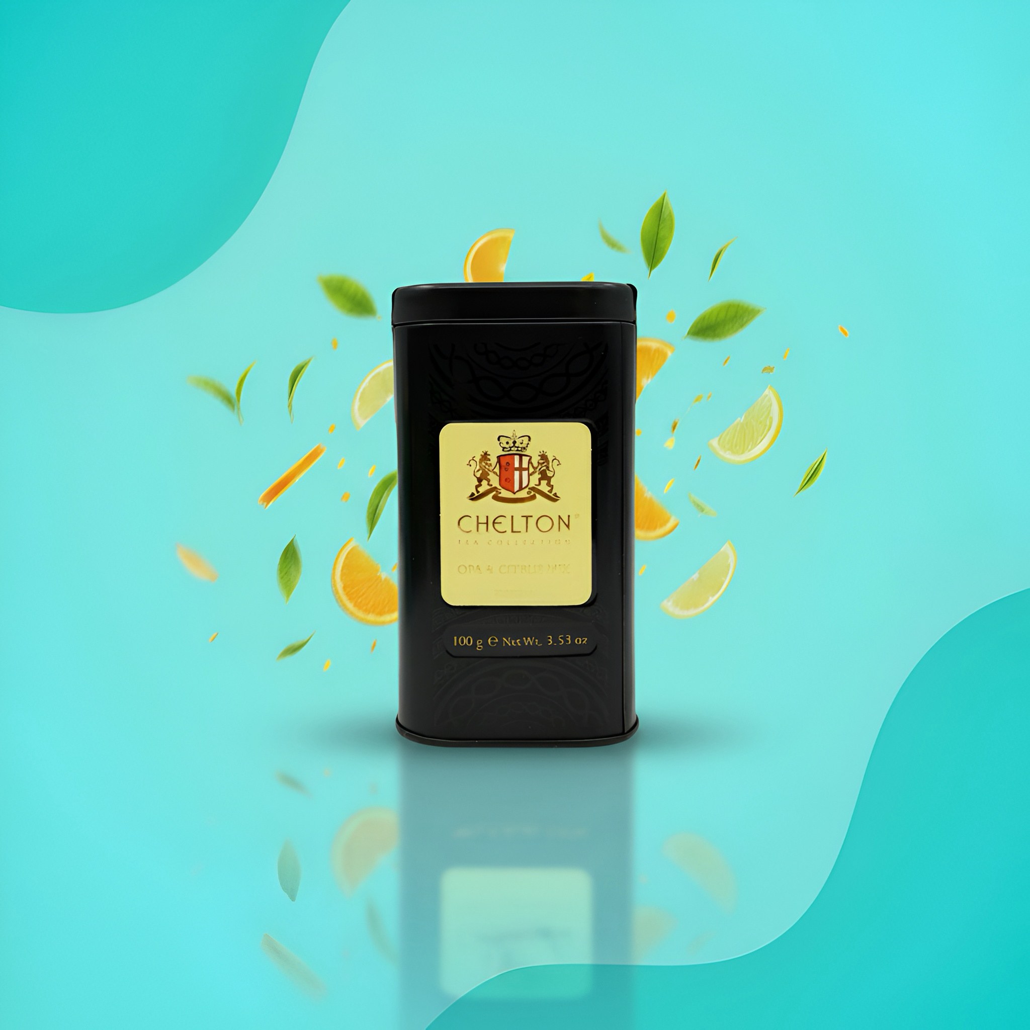 Чай чёрный Chelton OPA & Citrus Mix цитрусовый микс жестяная банка 100 г