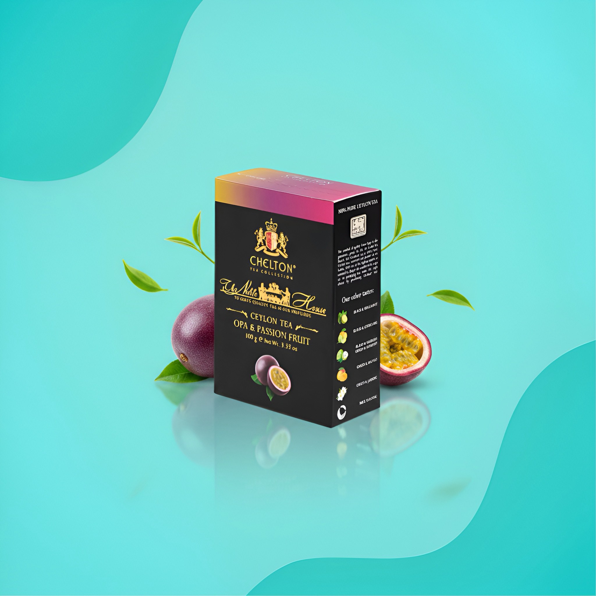 Чай чёрный Chelton OPA & Passion Fruit с маракуйей листовой 100 г