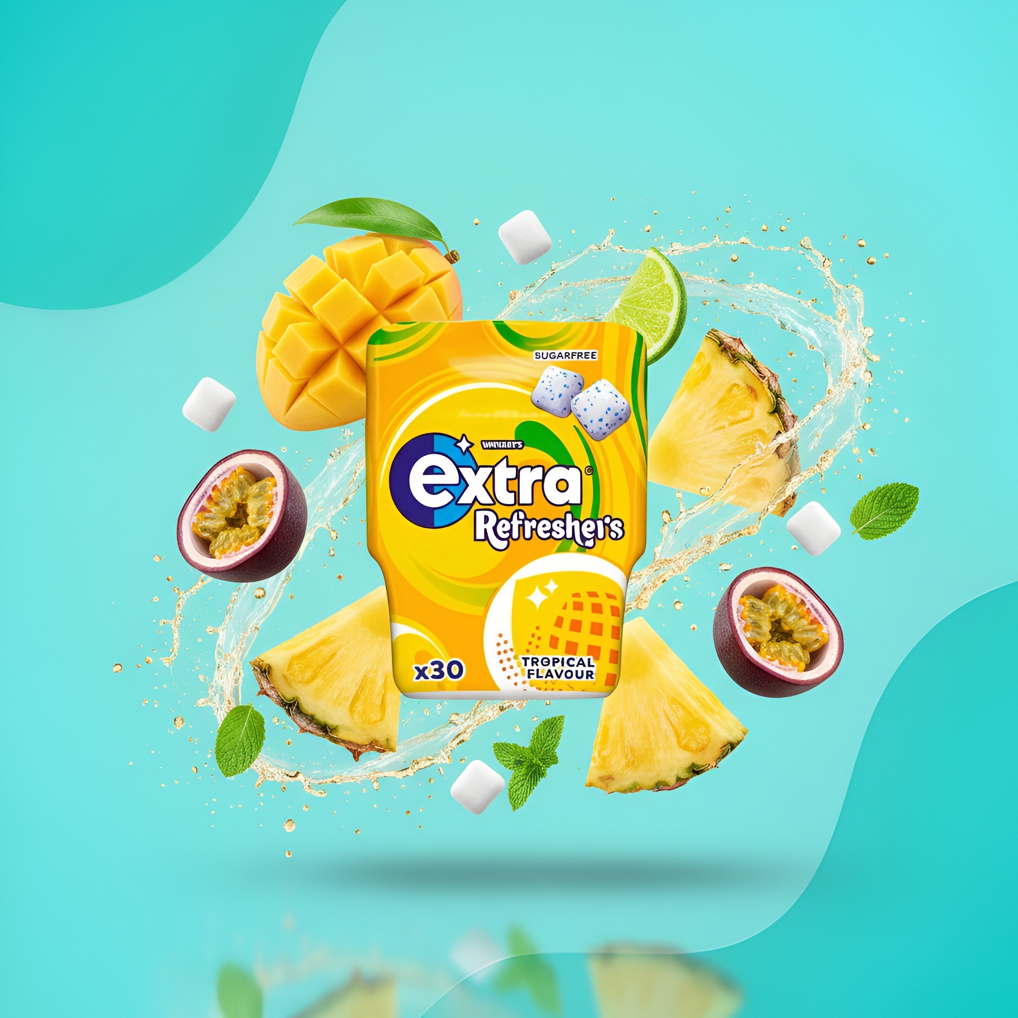 Extra Refreshers Тропик, 30 шт