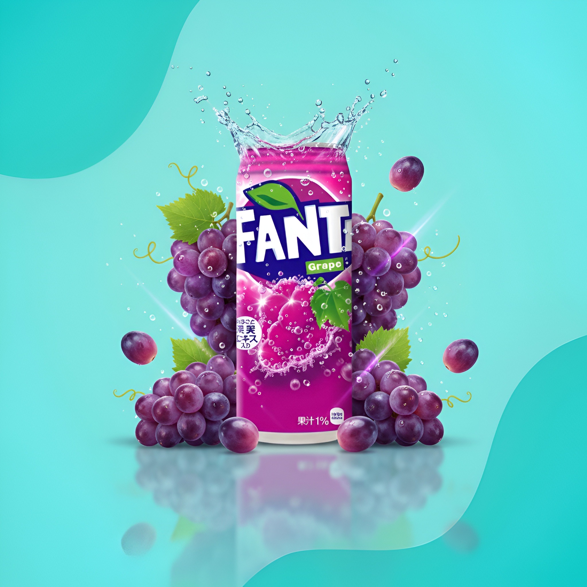 Fanta виноград (Япония), 500 мл