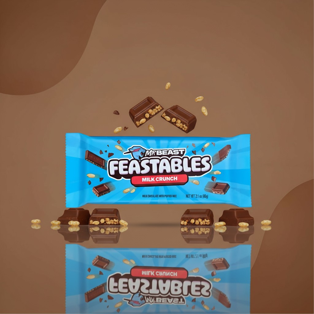 Feastables MrBeast Milk Crunch, 60 г