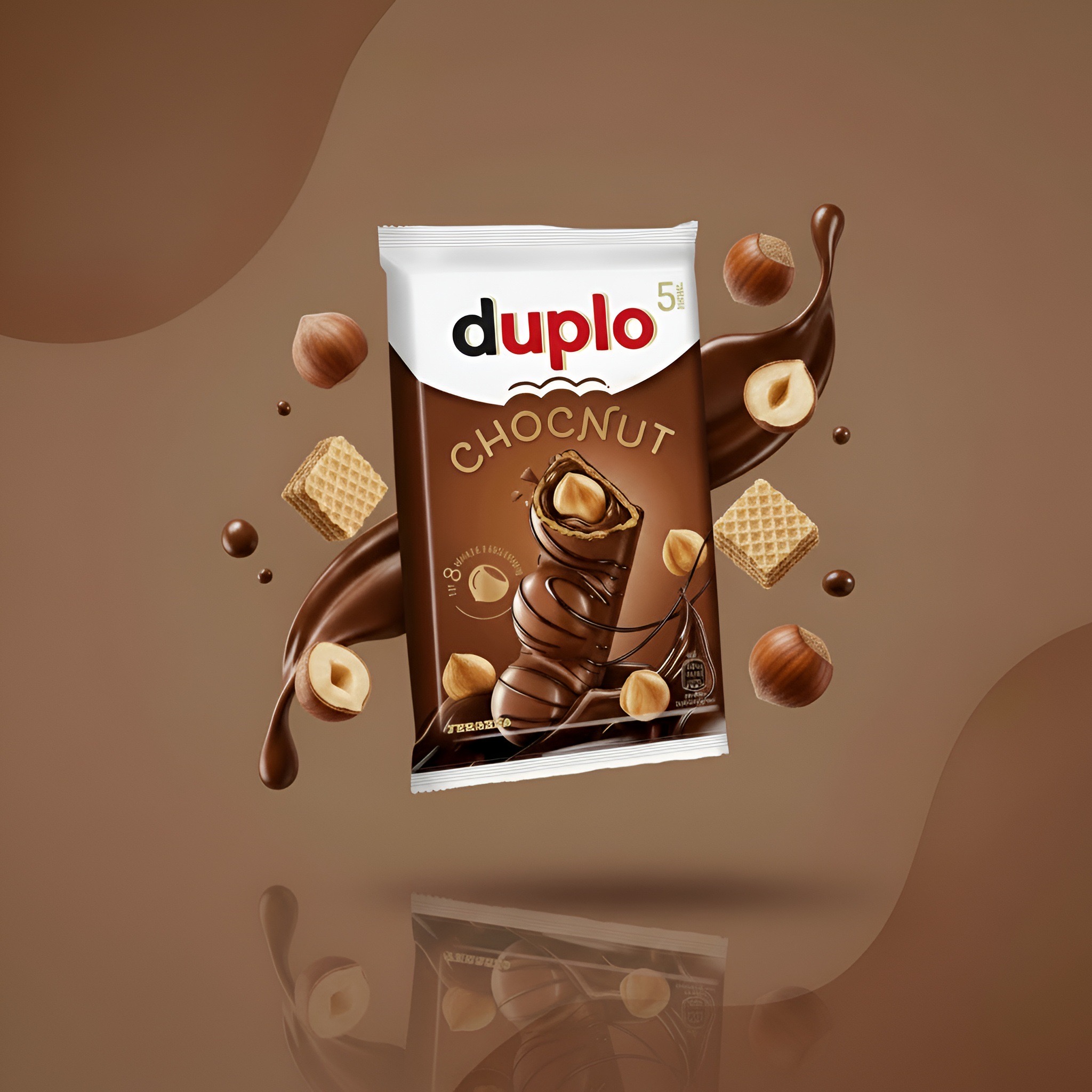 Ferrero Duplo Chocnut, 5 шт, 130 г