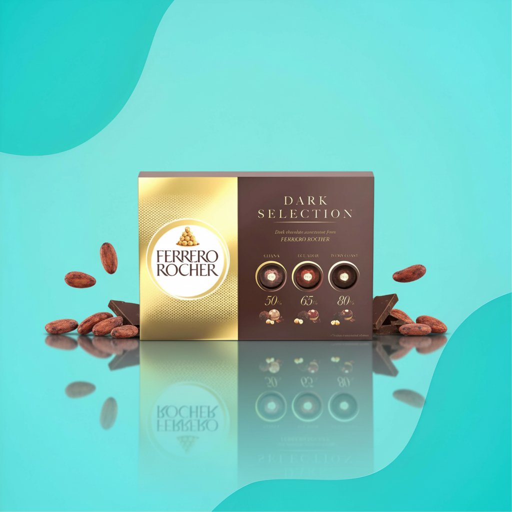 Конфеты Ferrero Rocher Dark Selection тёмное ассорти (вес уточнить по упаковке)