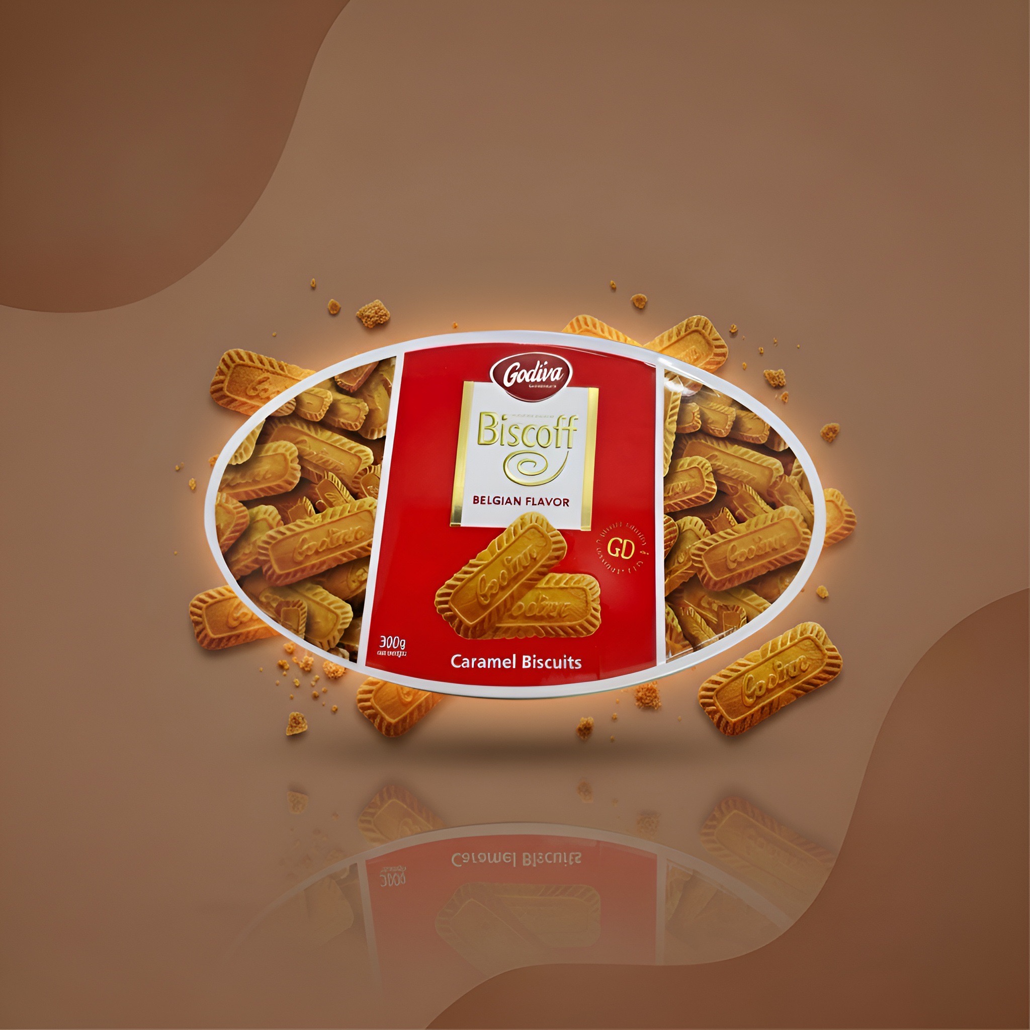 Печенье Biscoff карамельное (бельгийский вкус), 300 г