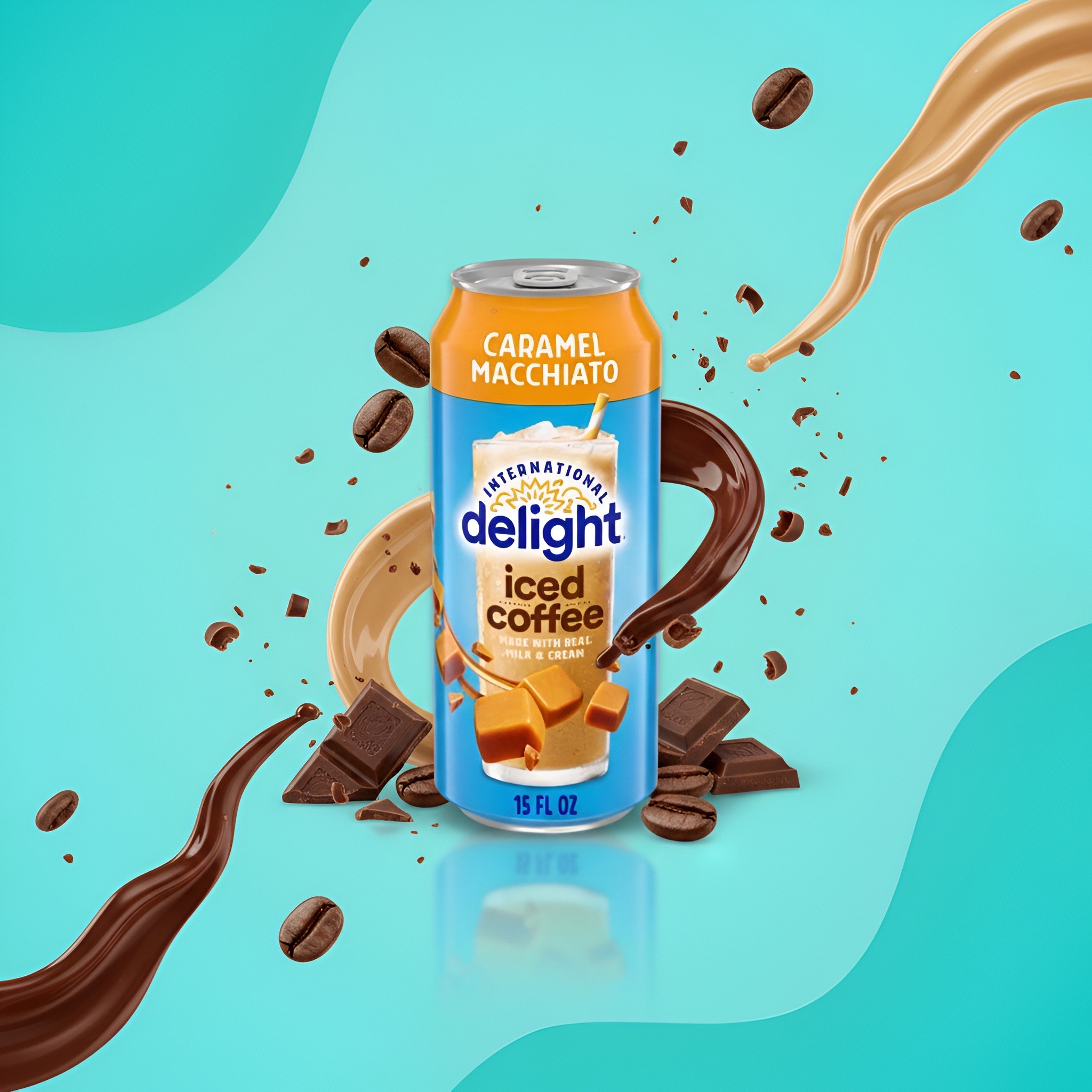 International Delight холодный кофе Caramel Macchiato, 443 мл