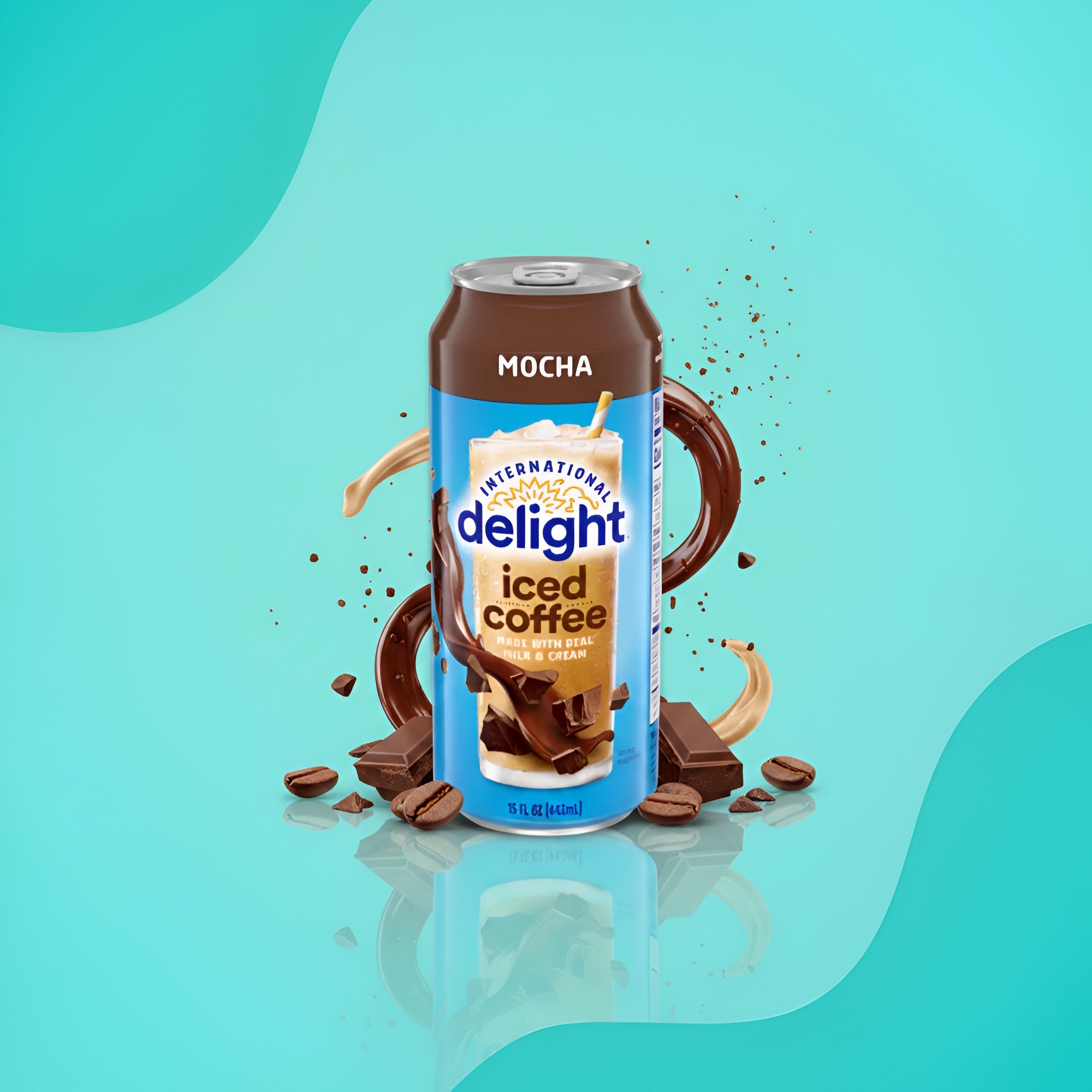 International Delight холодный кофе Mocha, 443 мл