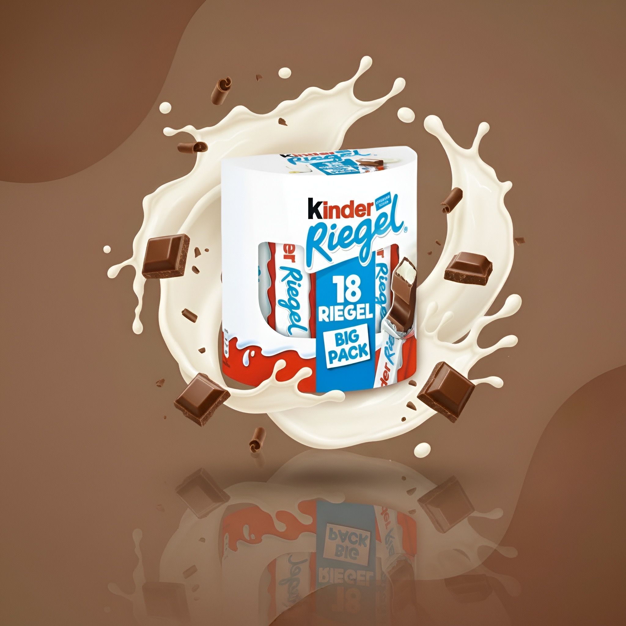 Kinder Riegel Big Pack, 18 шт, 378 г