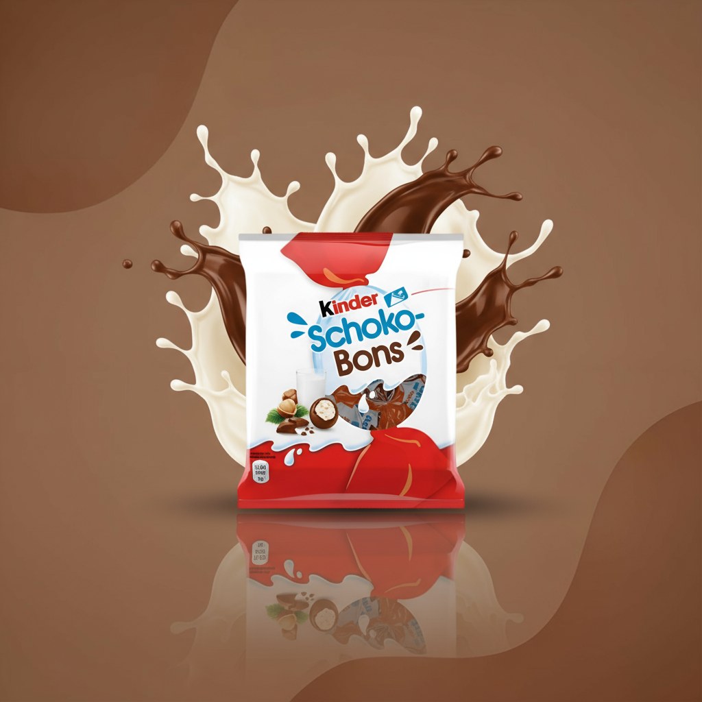 Конфеты Kinder Schoko-Bons с молочно-ореховой начинкой 125 г