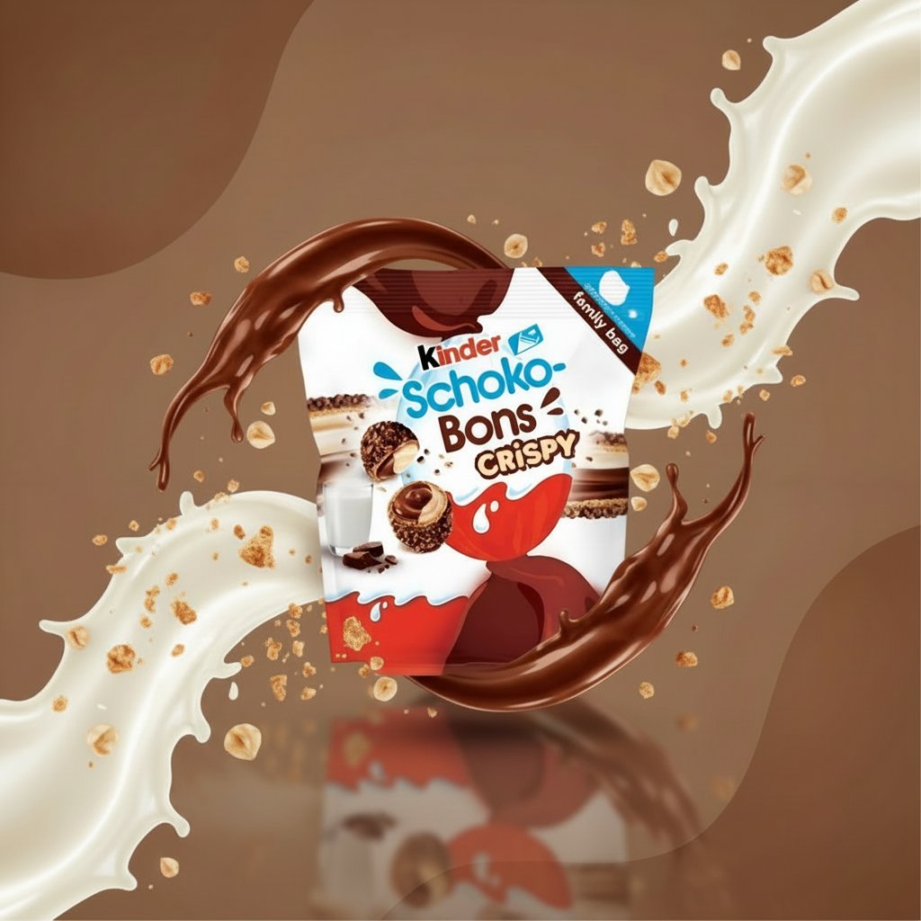 Конфеты Kinder Schoko-Bons Crispy с хлопьями 123 г