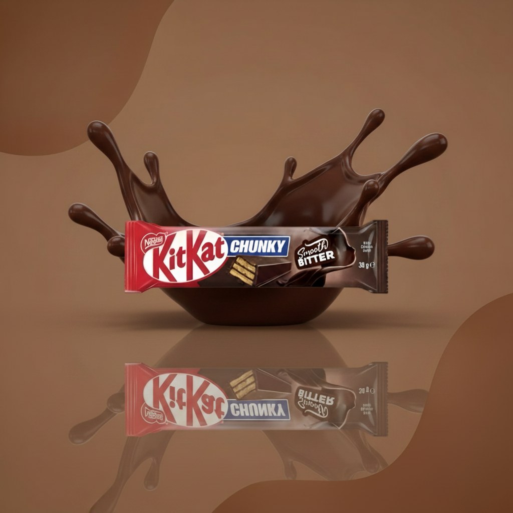 Батончик KitKat Chunky Bitter тёмный шоколад 38 г