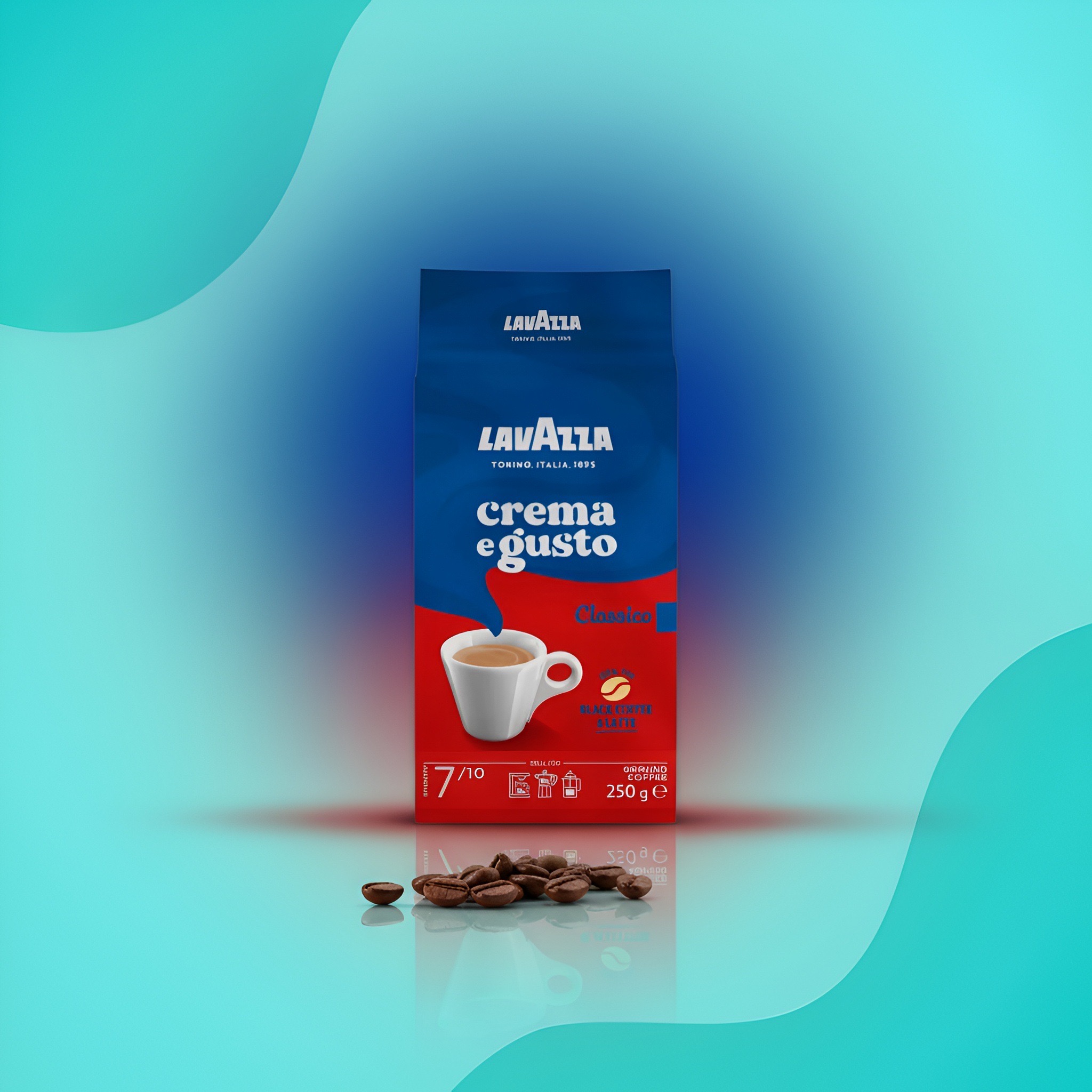 Кофе молотый Crema e Gusto Classico, пачка, 250 г