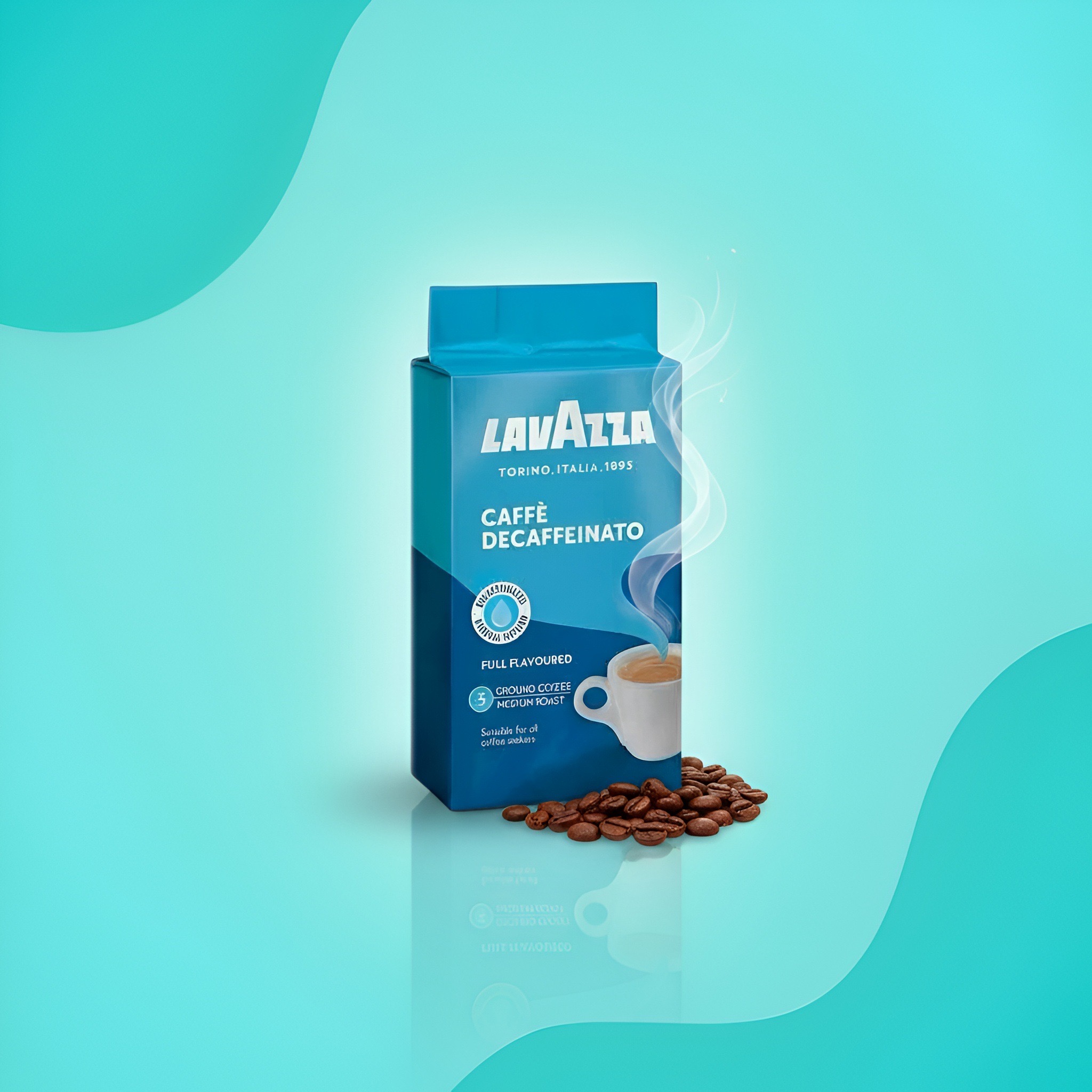 Кофе молотый Caffè Decaffeinato (без кофеина), пачка, 250 г