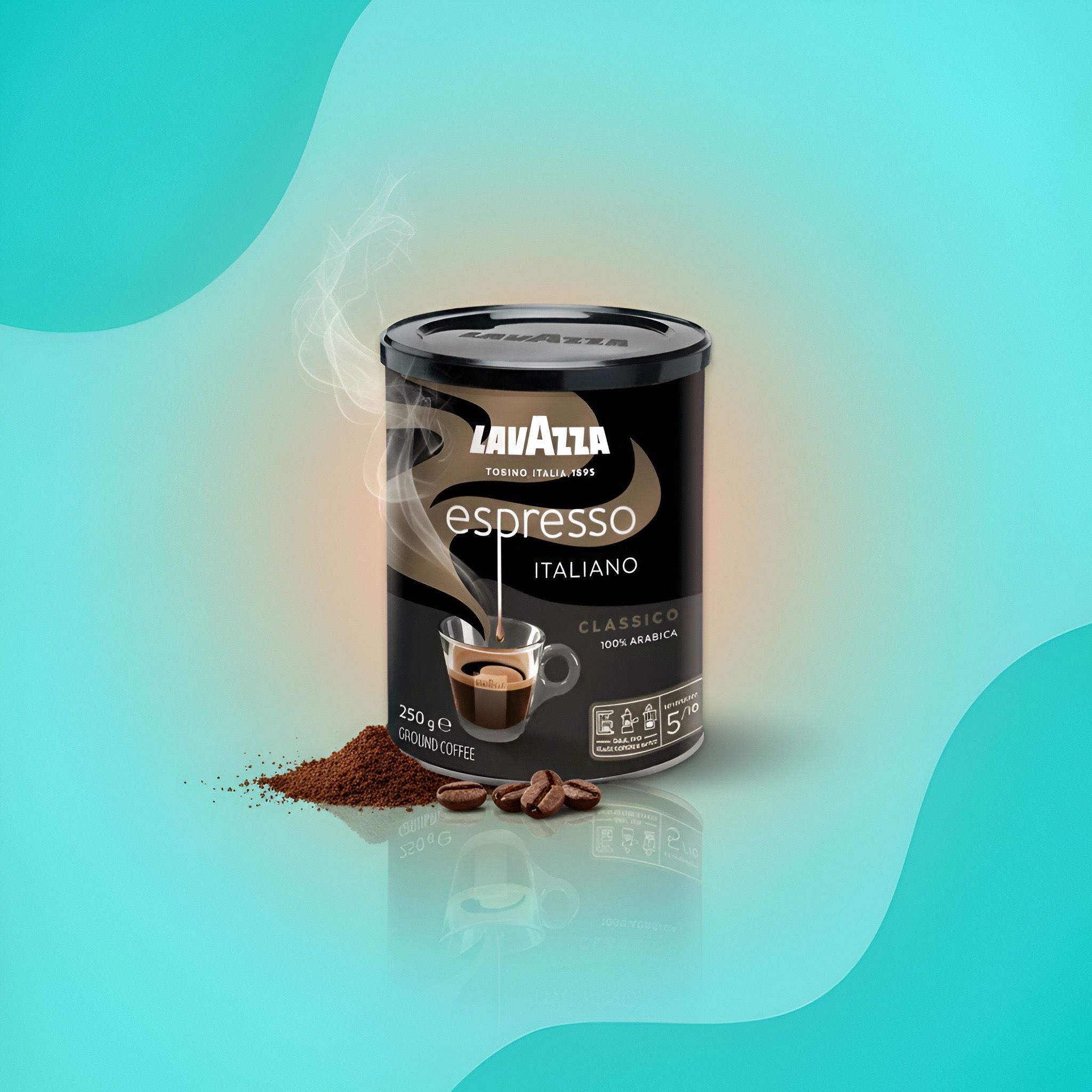 Кофе молотый Espresso Italiano Classico, жестяная банка, 250 г
