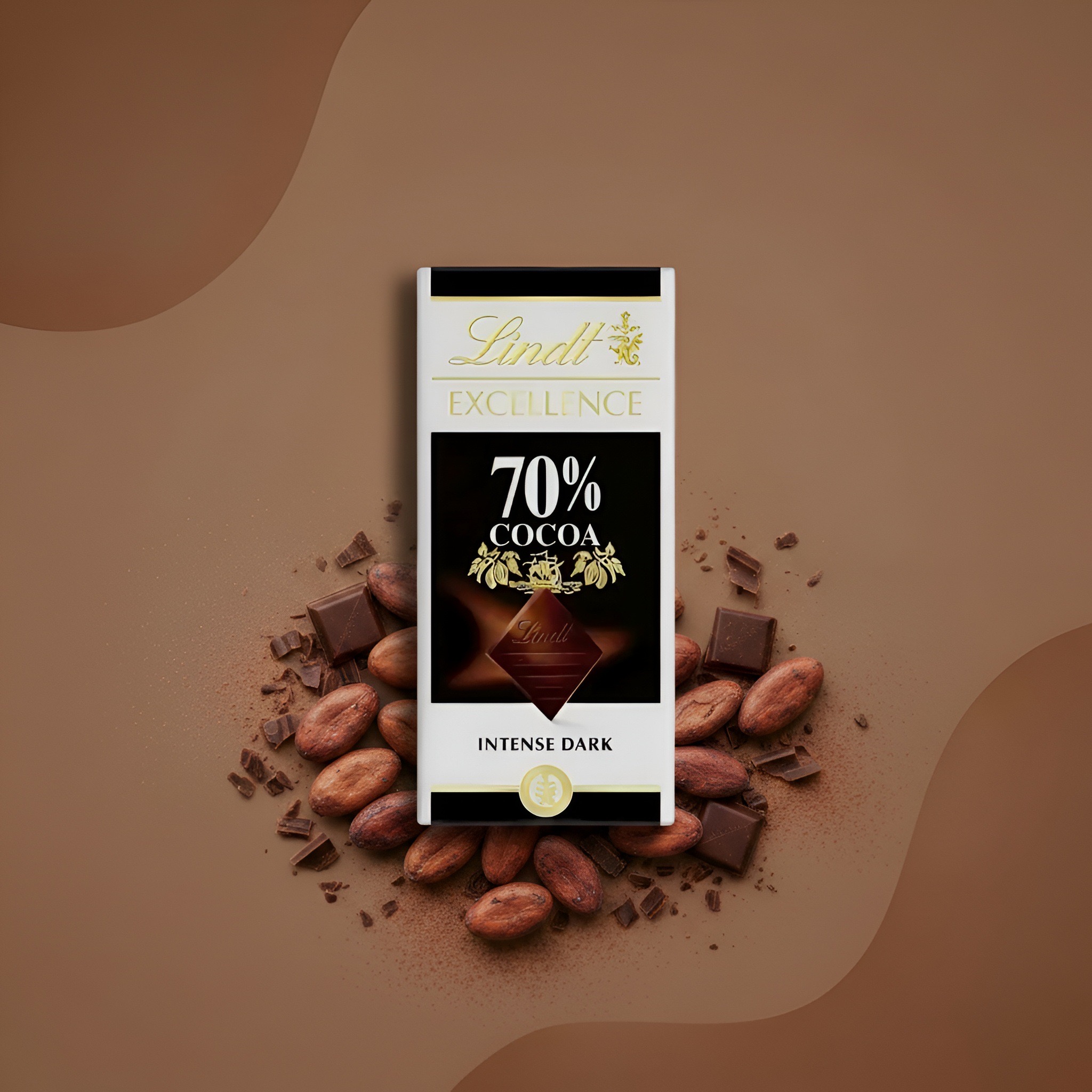 Lindt Excellence 70% Cocoa, горький шоколад, 100 г