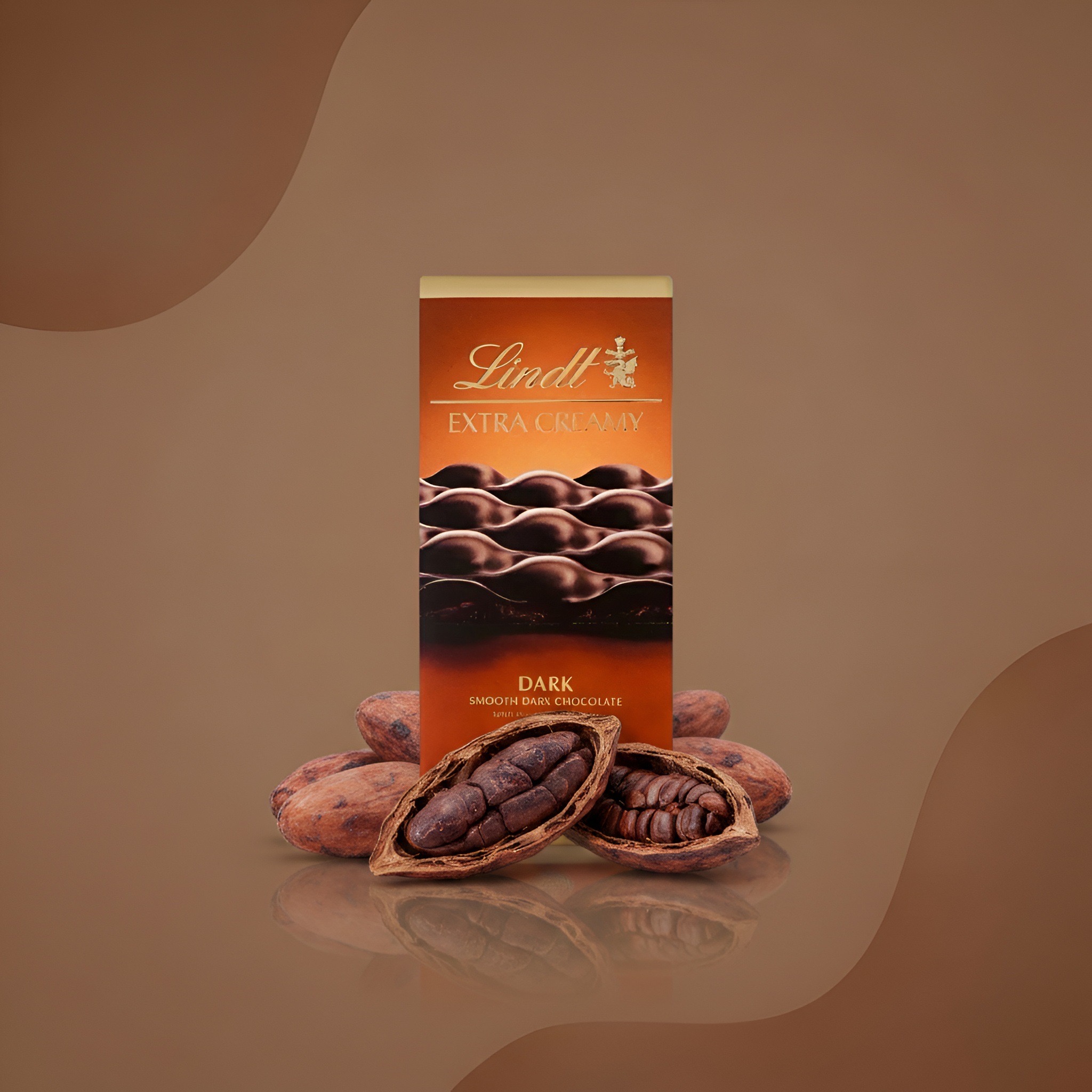 Lindt Extra Creamy Dark, тёмный шоколад, 100 г