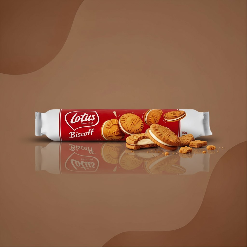 Печенье Lotus Biscoff Sandwich с кремом Biscoff 150 г