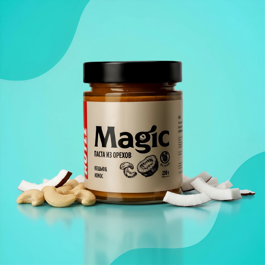 Magic Nutz паста из орехов, кешью-кокос, 250 г
