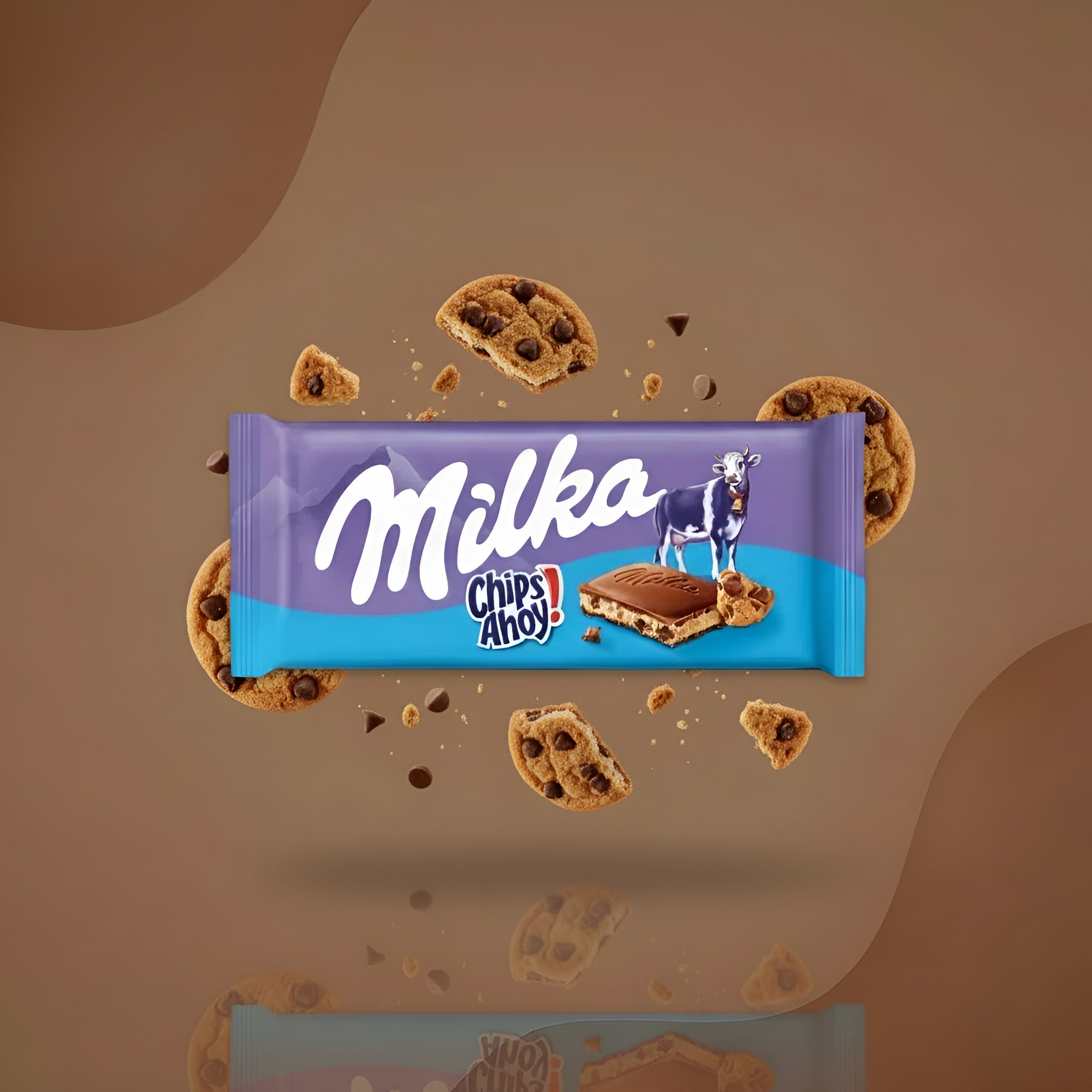 Milka Chips Ahoy! с печеньем 100 г