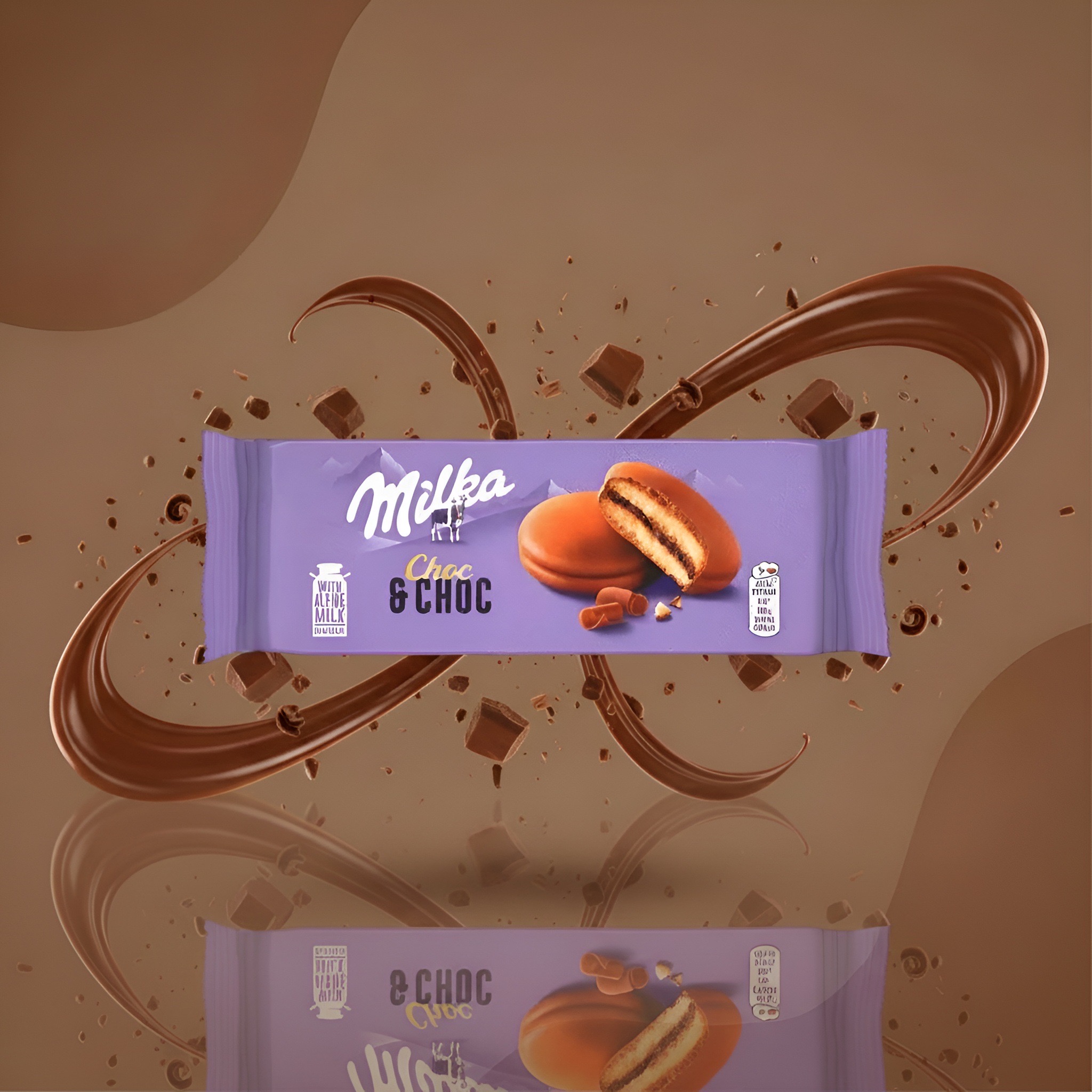 Milka Choc & Choc печенье, 150 г