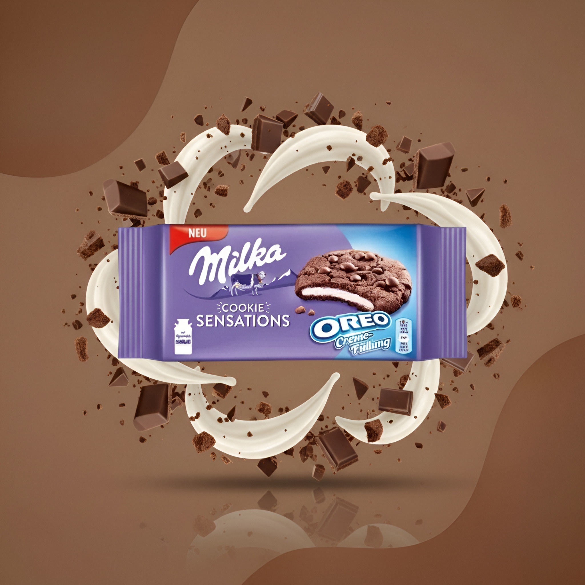 Milka Cookie Sensations Oreo, 156 г