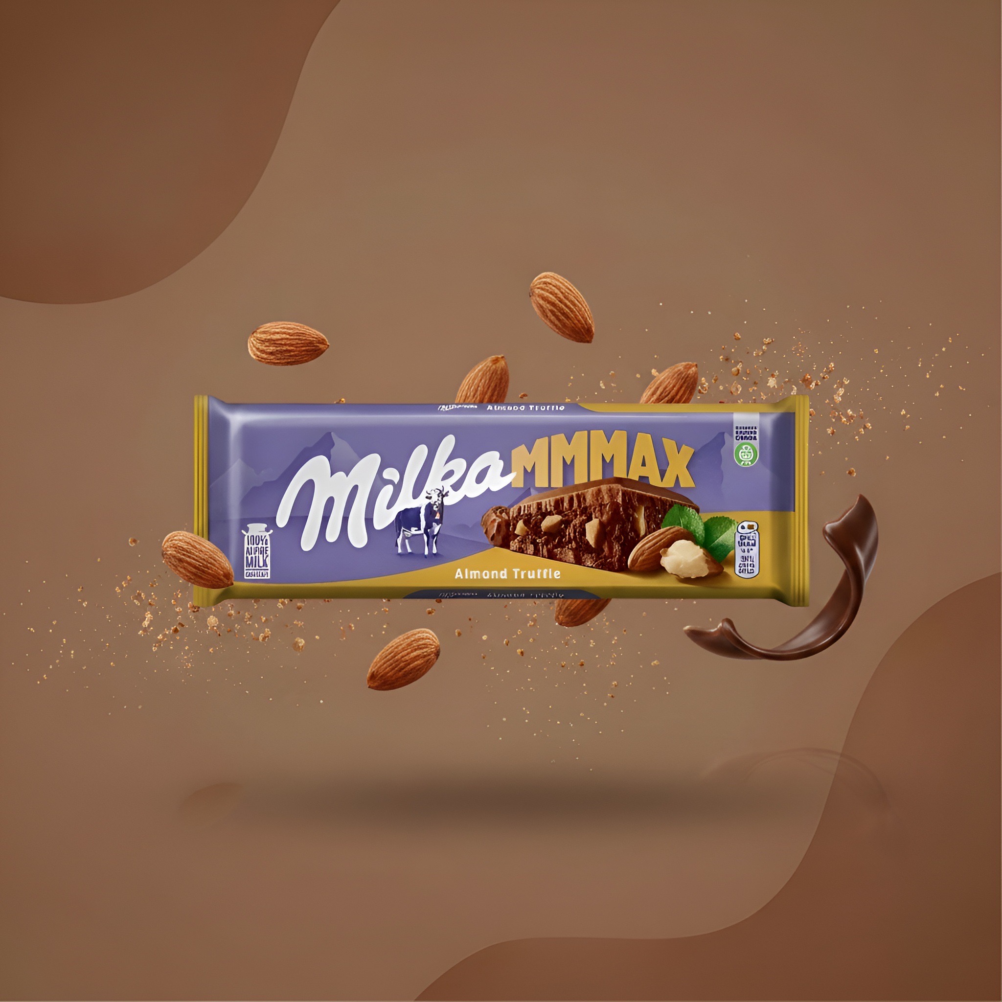 Milka MMMAX Almond Truffle миндальный трюфель 300 г