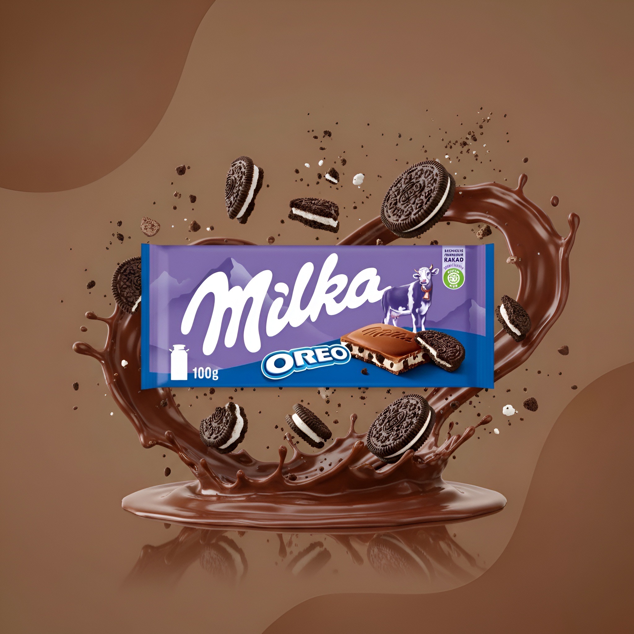 Milka Oreo с кусочками печенья 100 г
