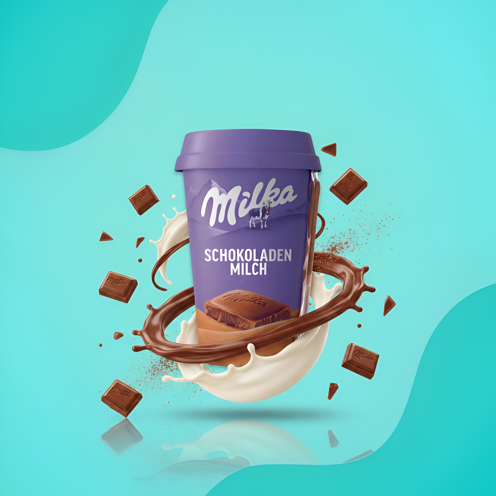 Milka молочный коктейль шоколадный, 200 мл