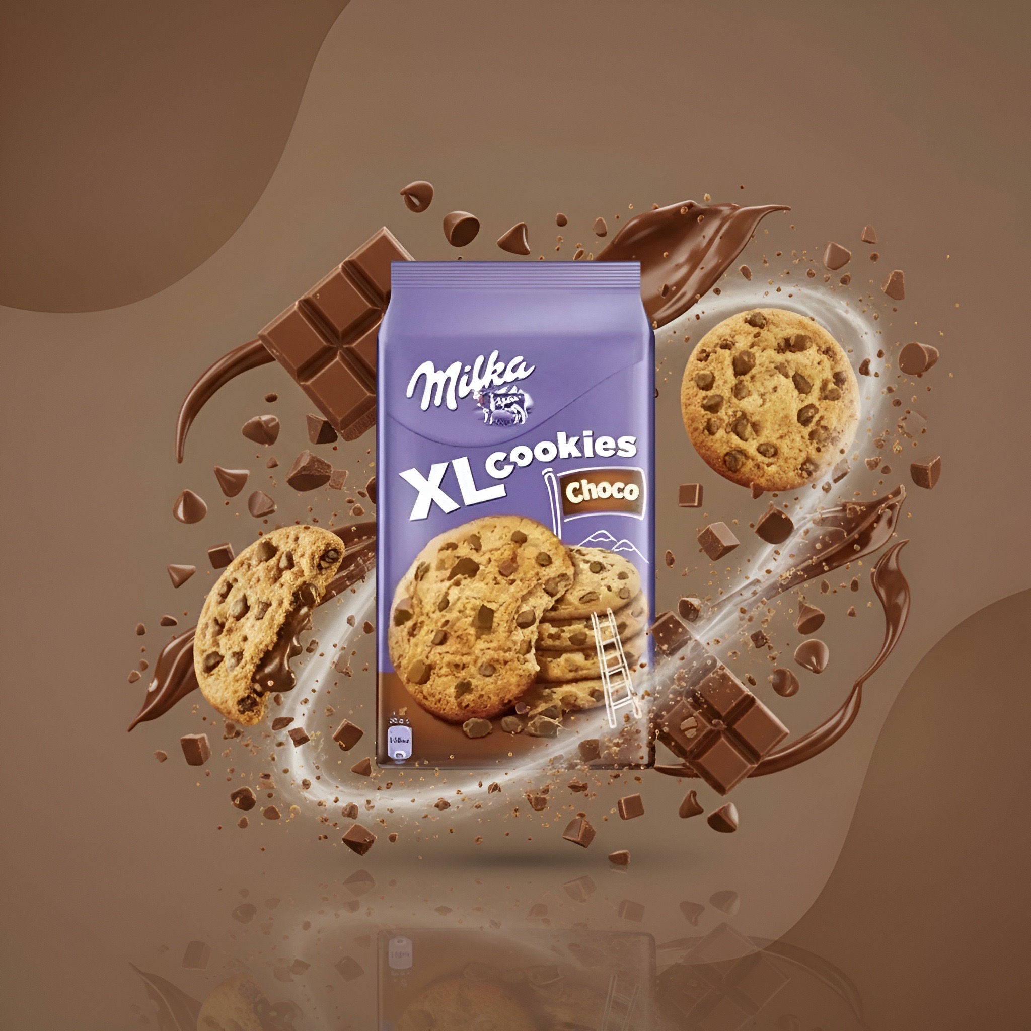 Milka XL Cookies с шоколадом, 184 г
