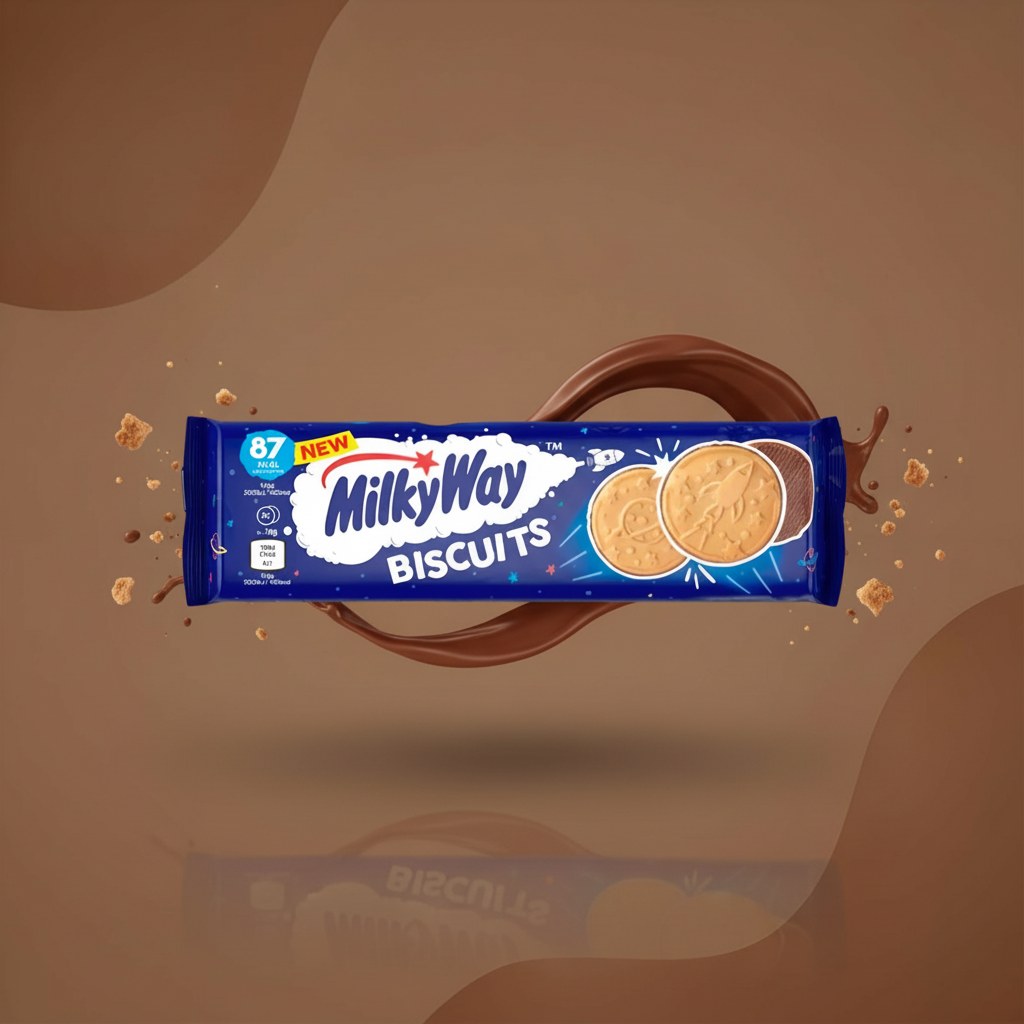 Печенье Milky Way Biscuits с молочным шоколадом 108 г