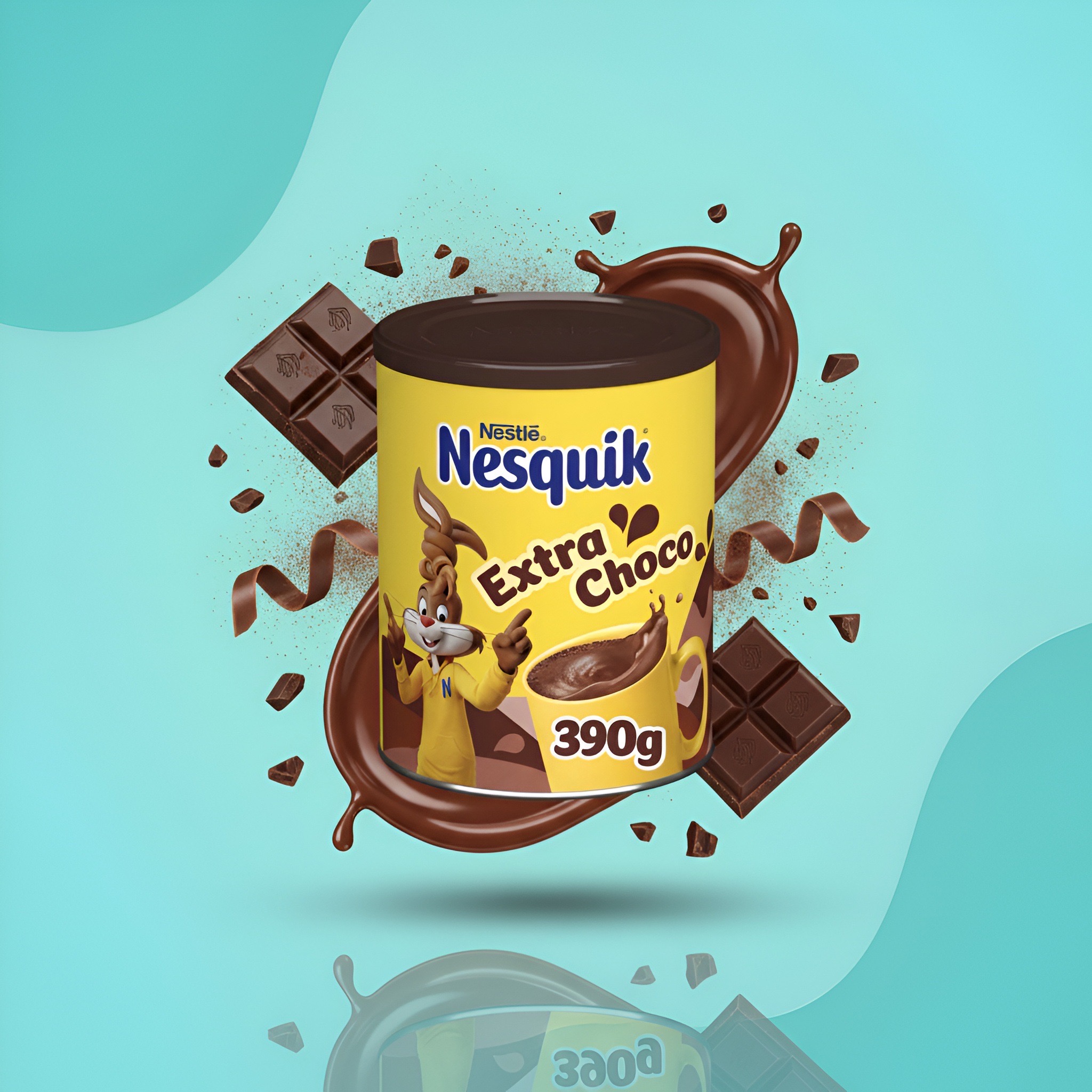 Nesquik Extra Choco какао растворимое, 390 г