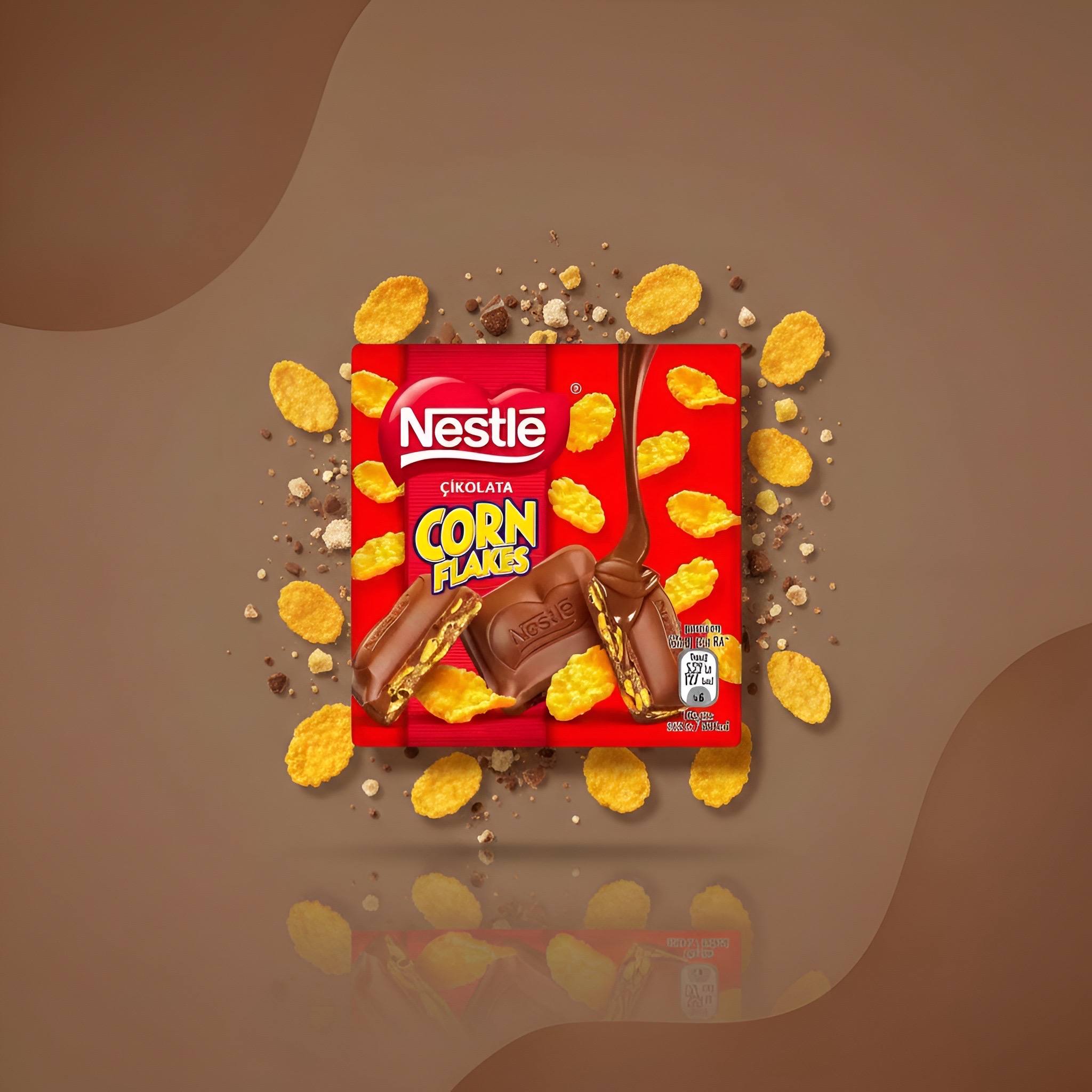 Nestlé Corn Flakes молочный с хлопьями 60 г