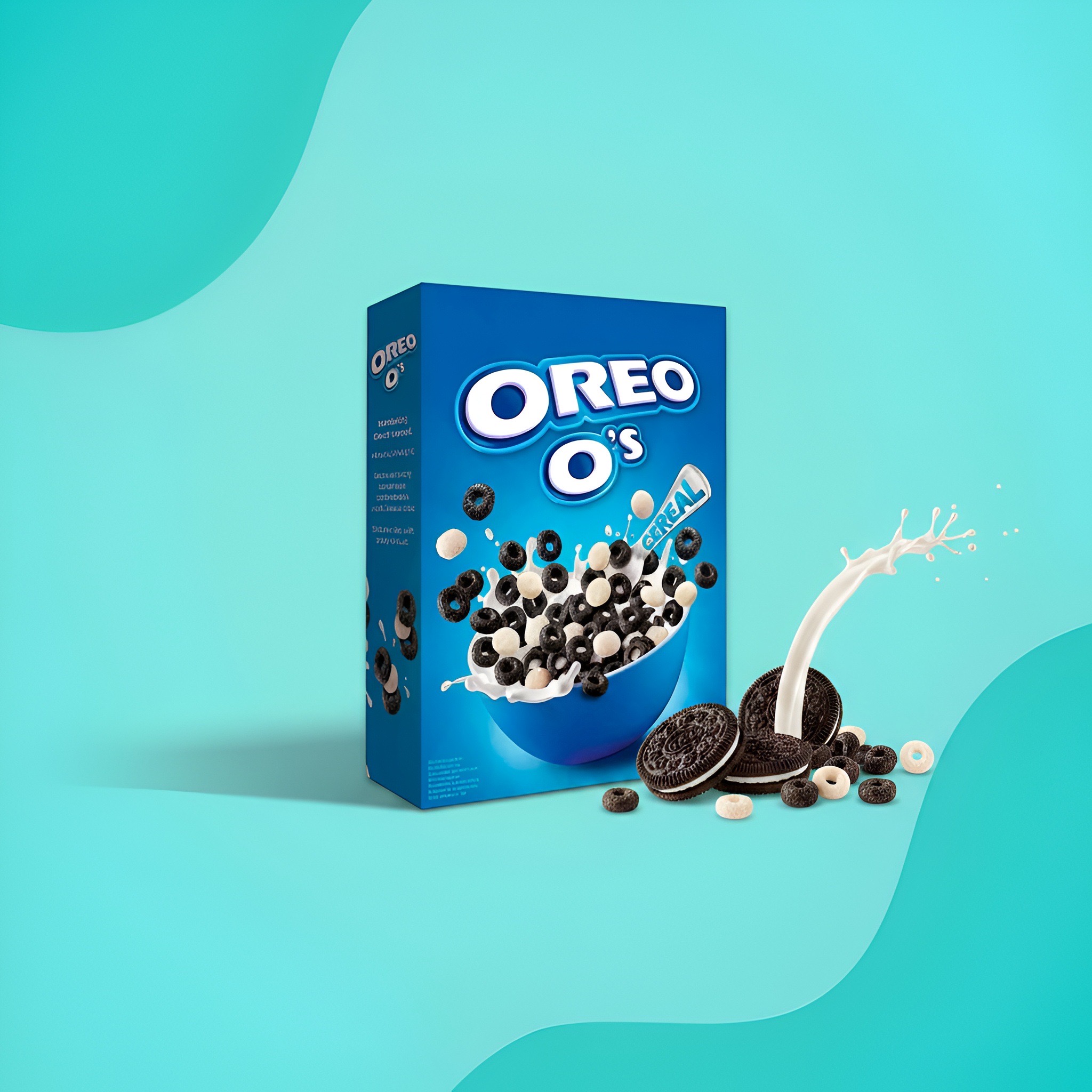 Oreo O's, готовый завтрак (шоколадные колечки), вес уточнить