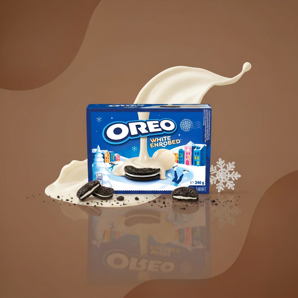 Печенье Oreo White Enrobed в белой глазури 246 г