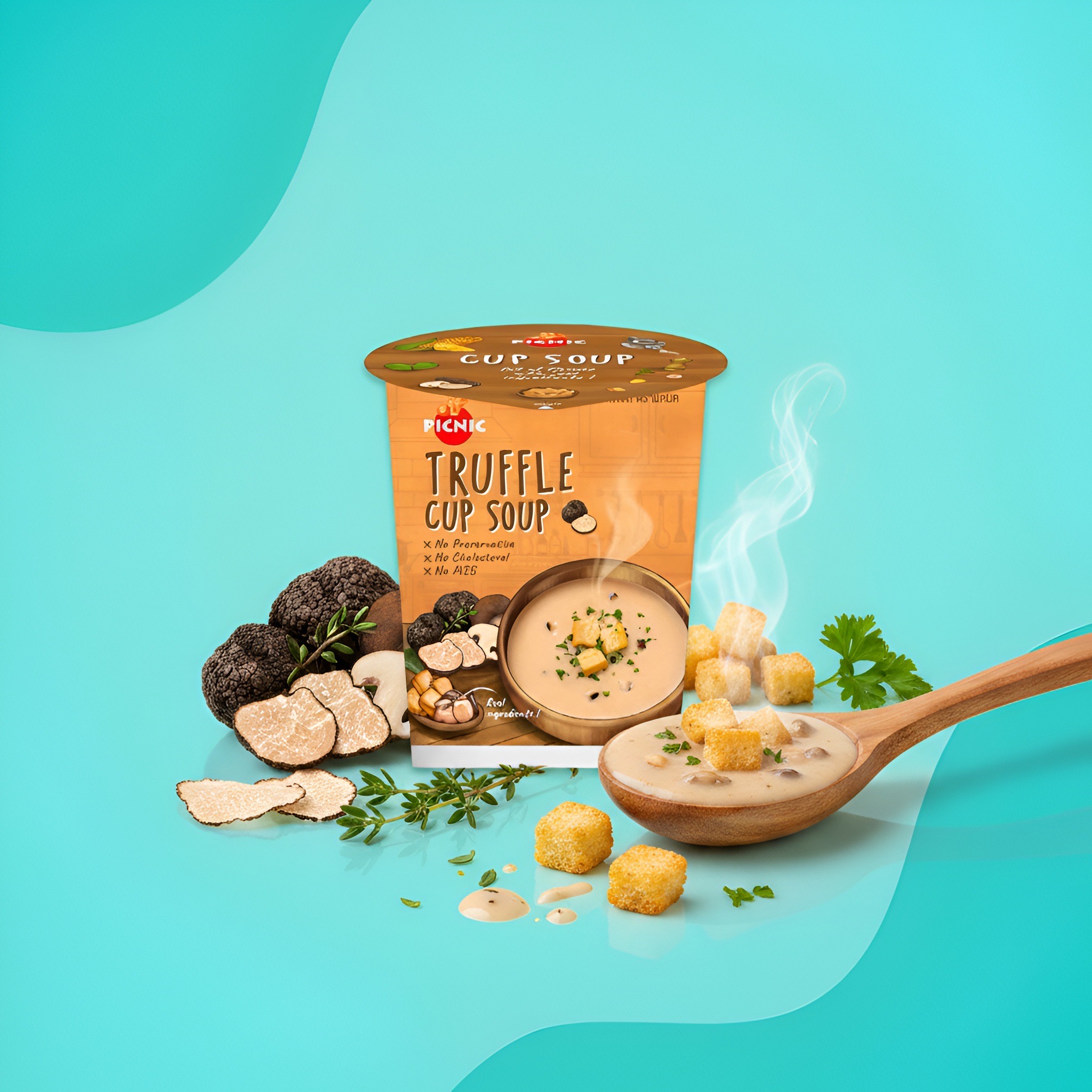 Picnic Truffle Cup Soup, крем-суп с трюфелем (стакан), 1 порция