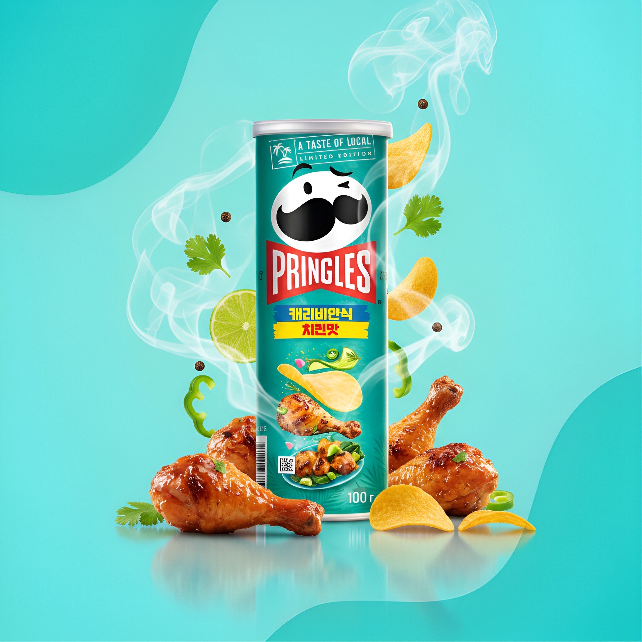Pringles Caribbean Chicken карибская курица 100 г