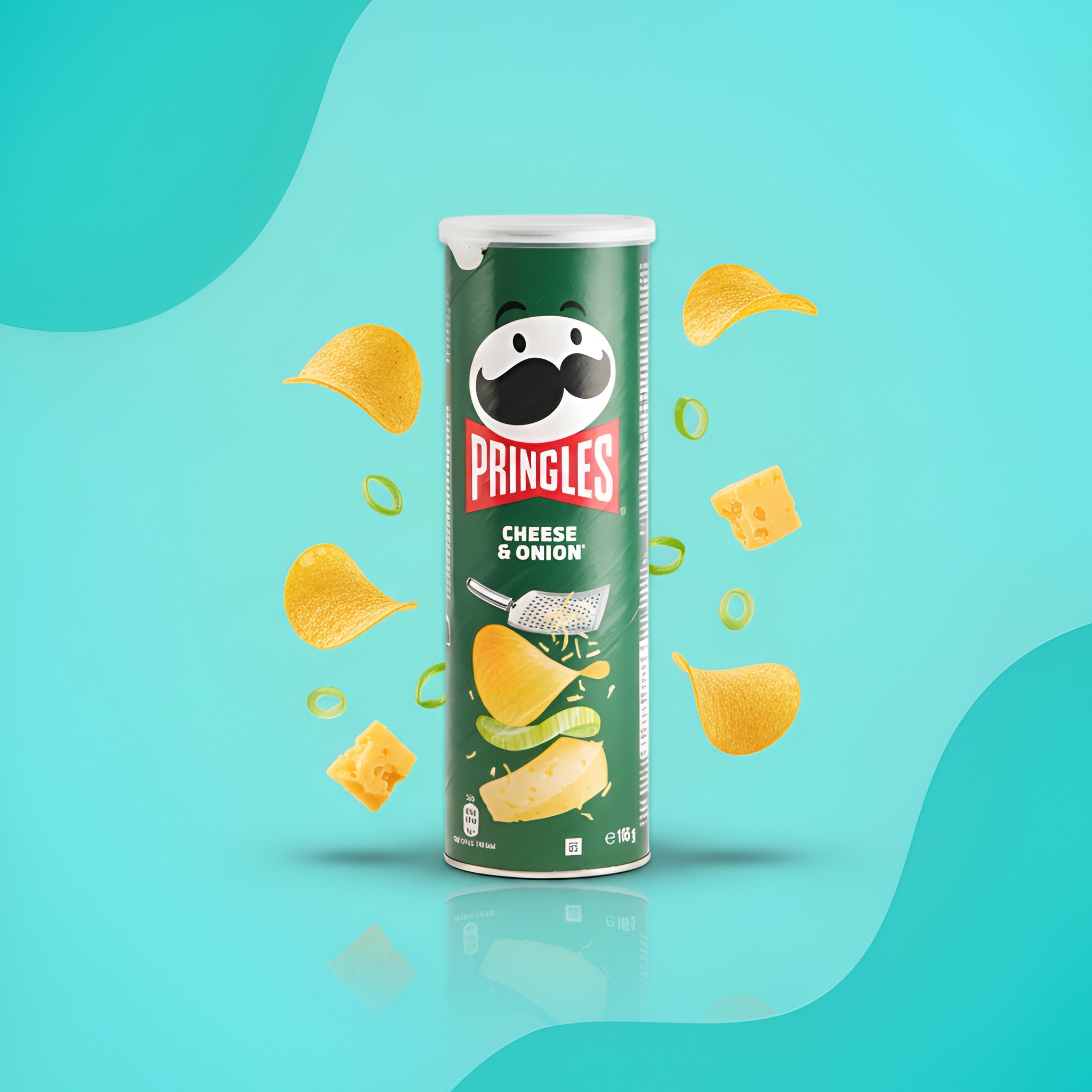 Pringles Сыр и лук, 165 г