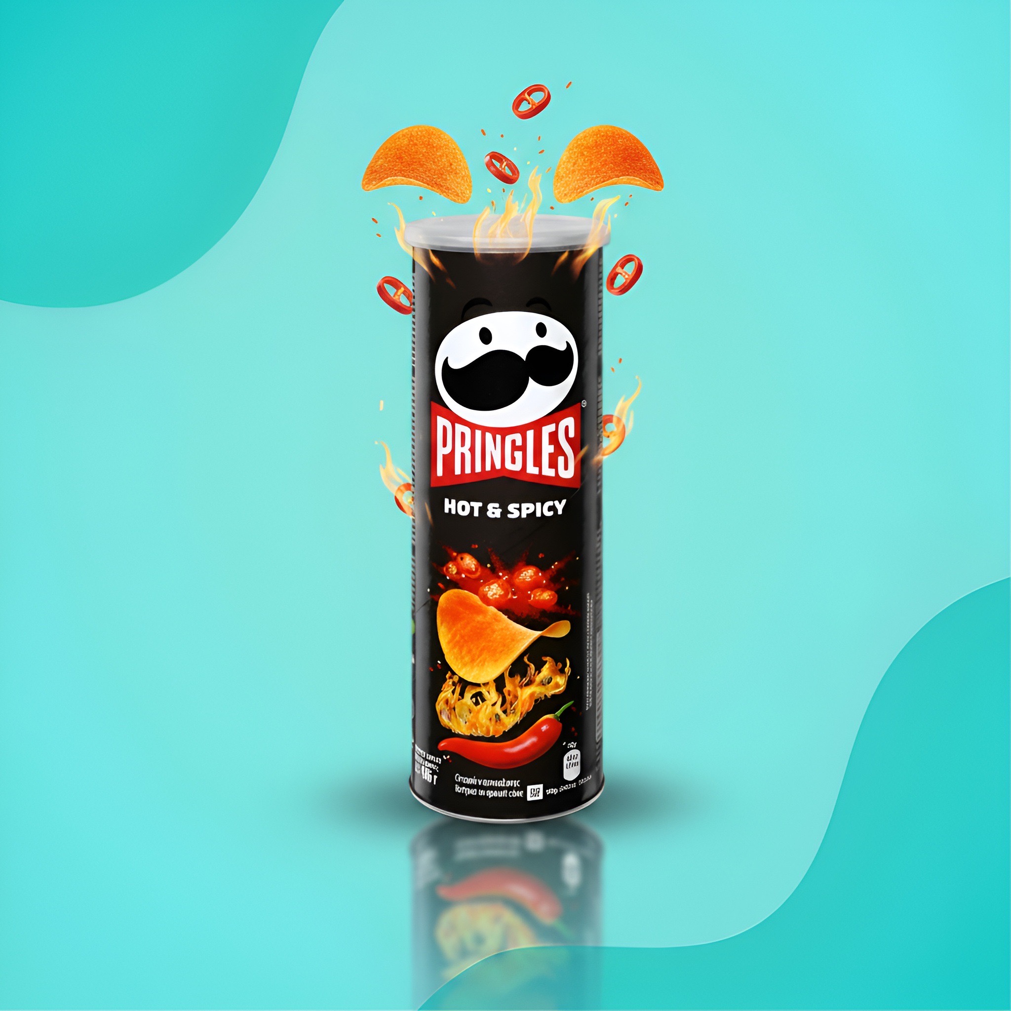 Pringles Острый пряный, 165 г