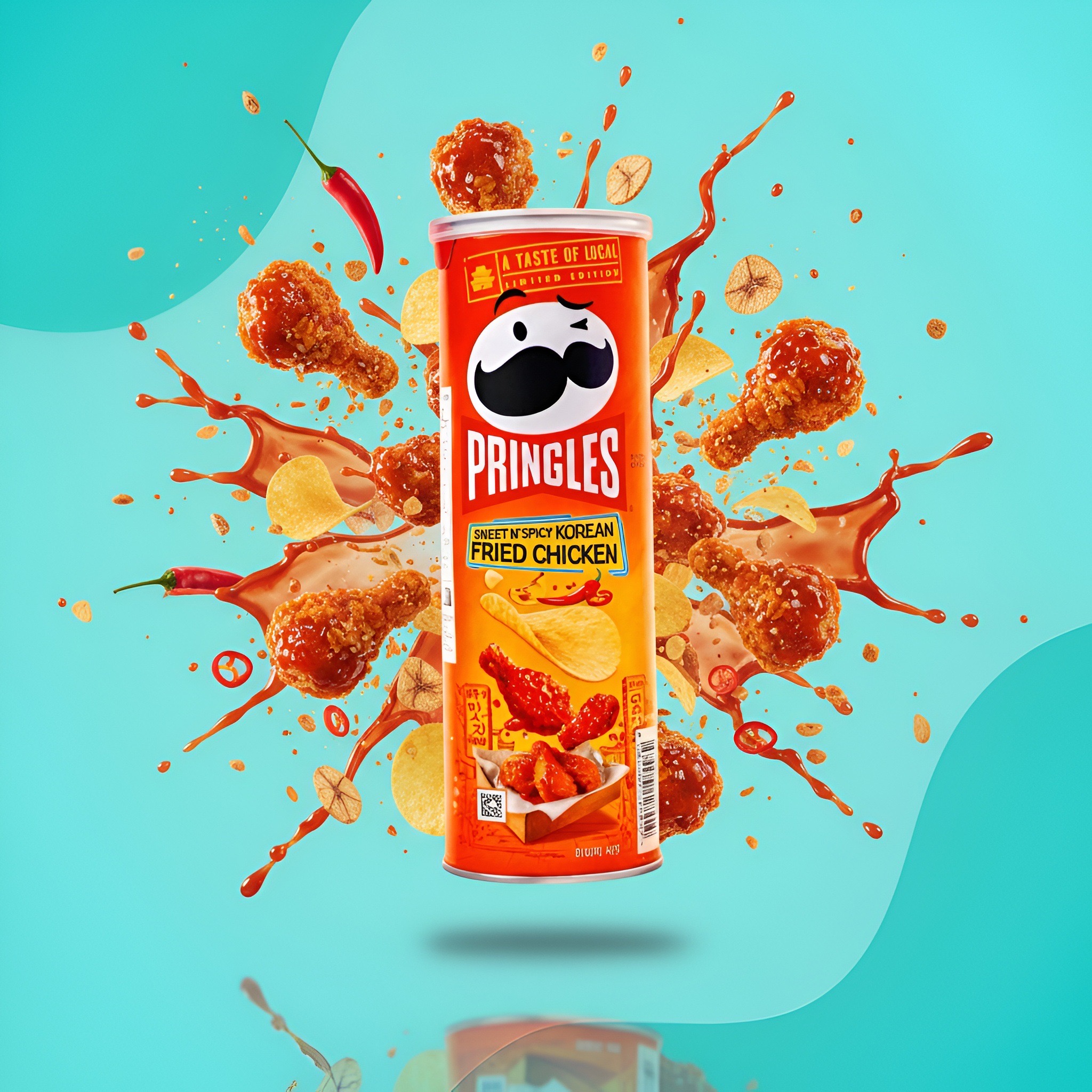 Pringles Korean Fried Chicken корейская курица 100 г