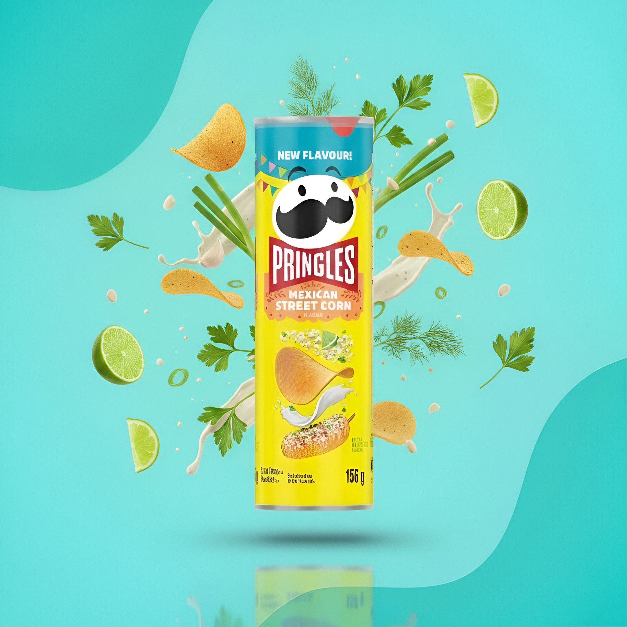 Pringles Мексиканская кукуруза, 156 г