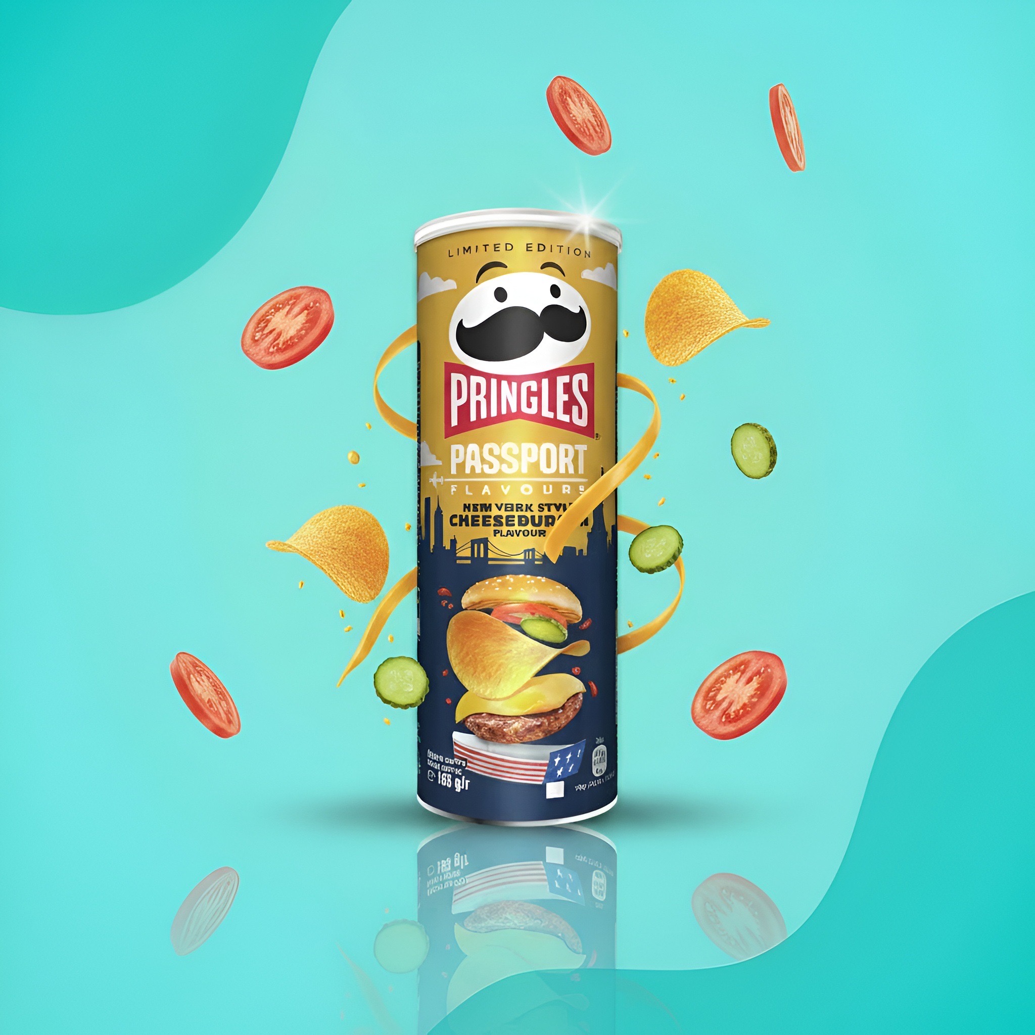 Pringles Passport Чизбургер по-нью-йоркски, 165 г