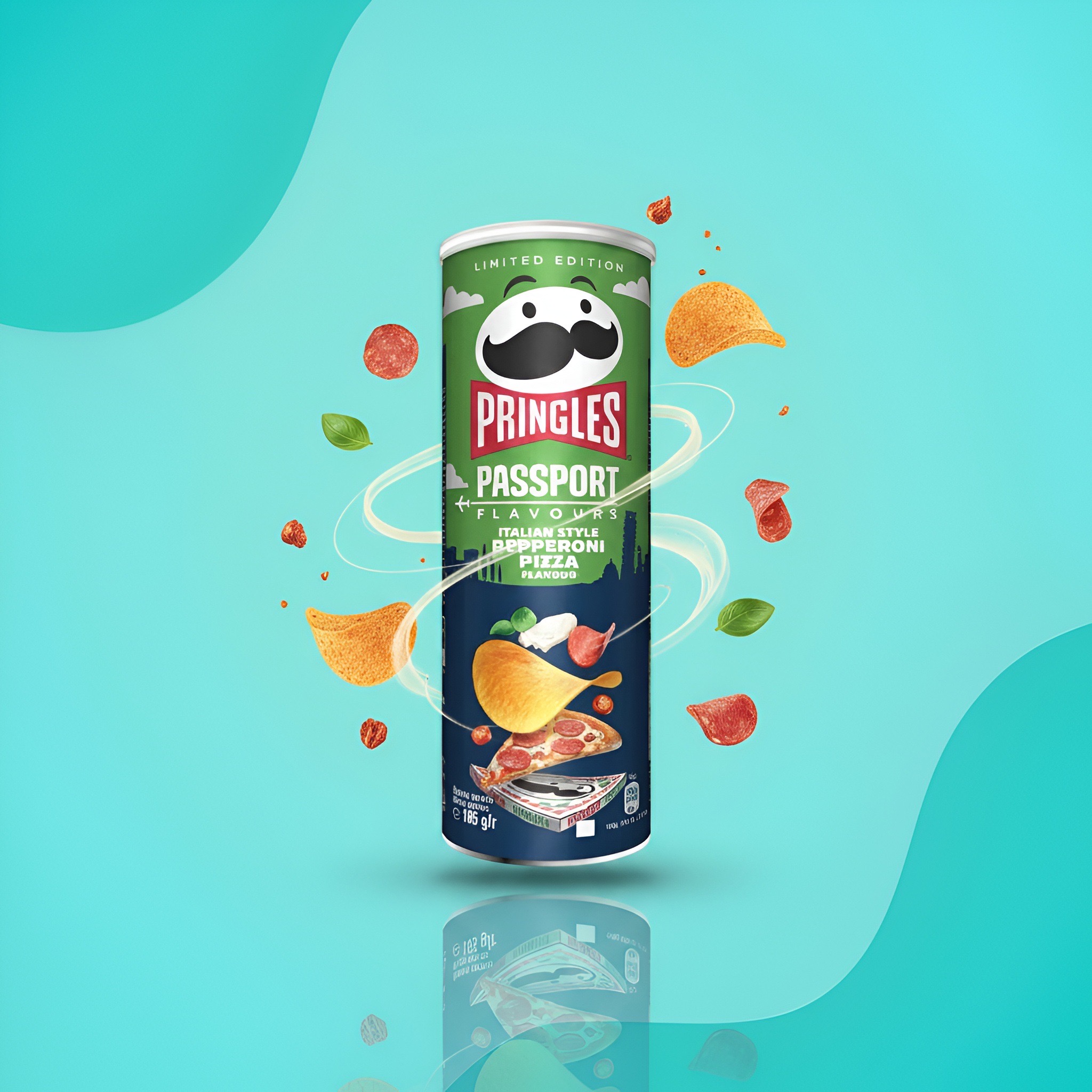 Pringles Passport Пицца пепперони по-итальянски, 165 г
