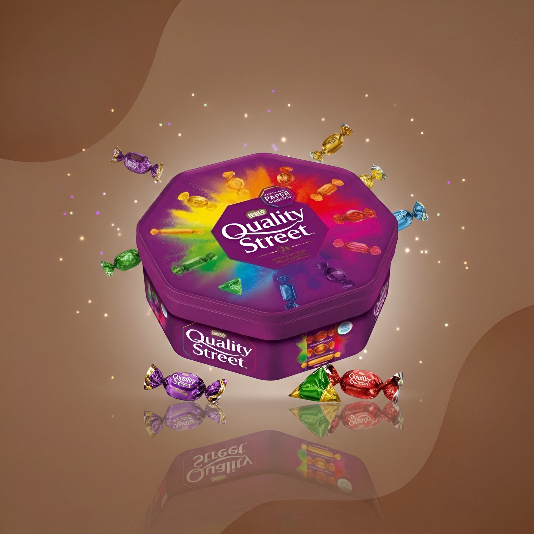 Quality Street, ассорти шоколадных конфет (банка), вес уточнить