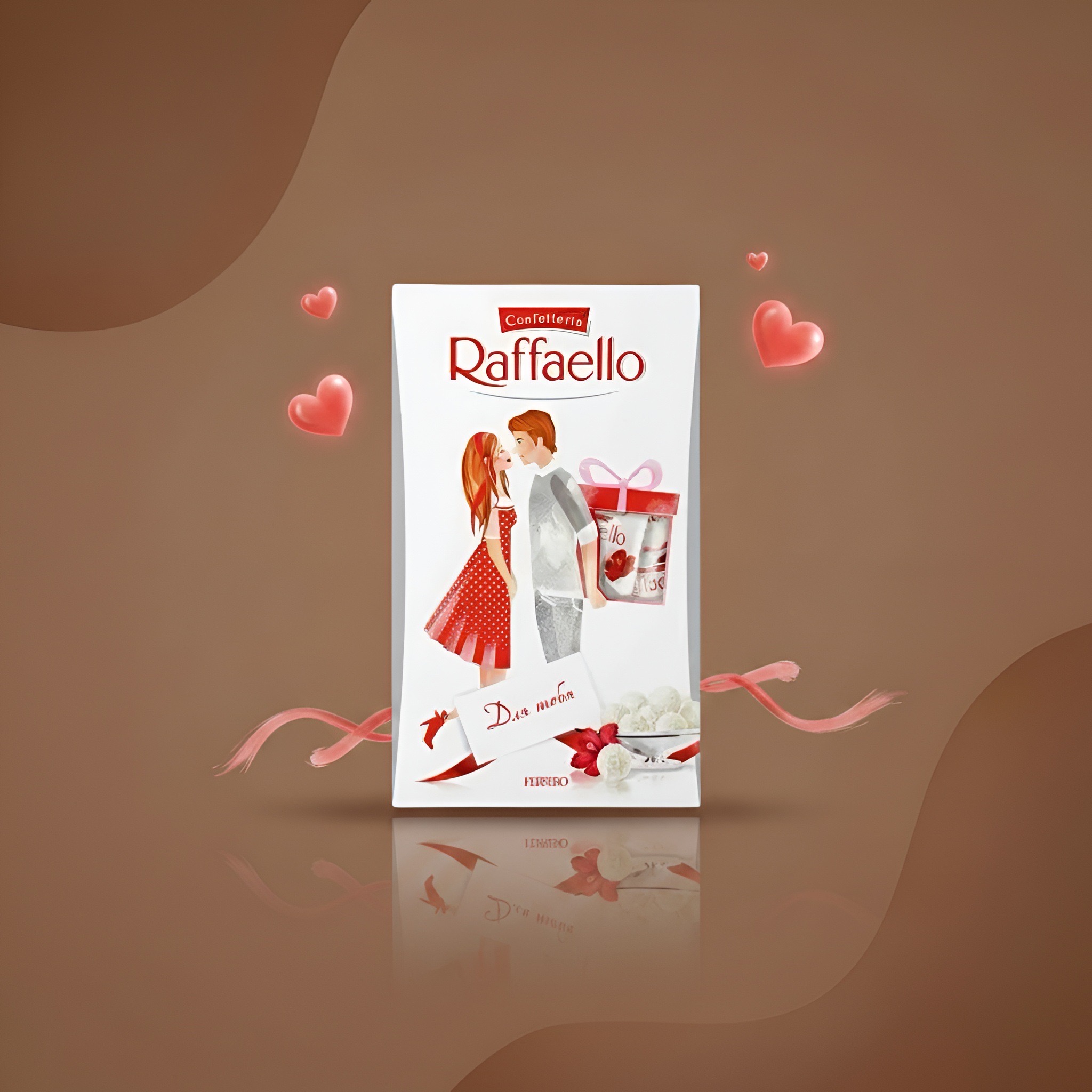 Raffaello, конфеты с миндалём и кокосом (подарочная упаковка), вес уточнить