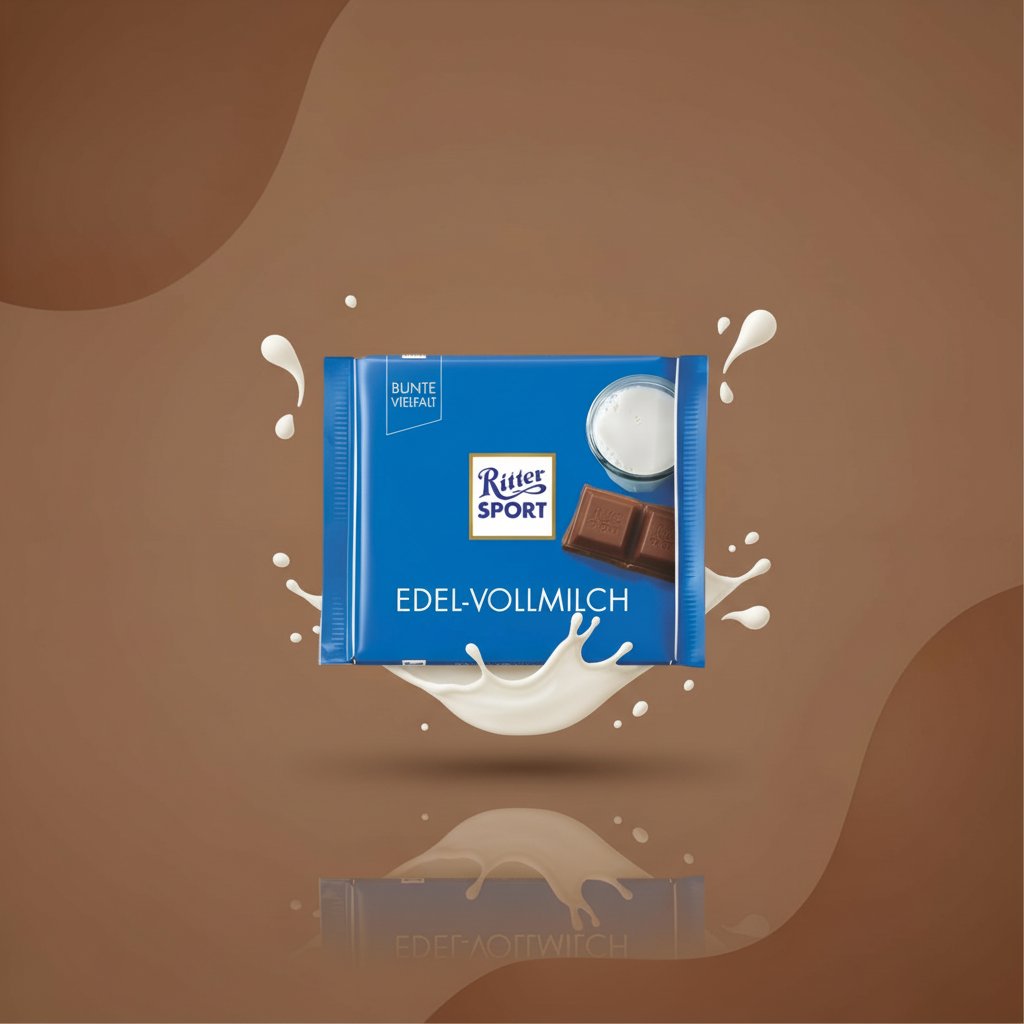 Шоколад Ritter Sport Edel-Vollmilch молочный 100 г