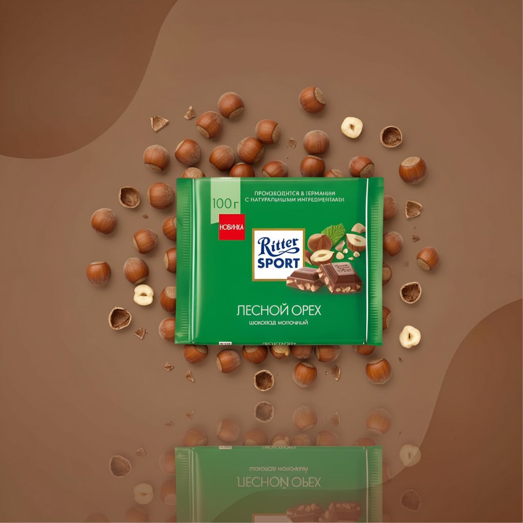 Шоколад Ritter Sport Лесной орех молочный 100 г