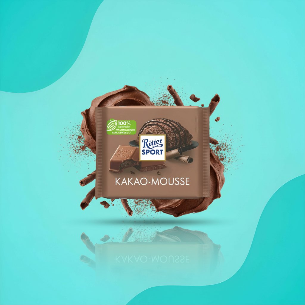 Шоколад Ritter Sport Kakao-Mousse молочный с какао-муссом 100 г